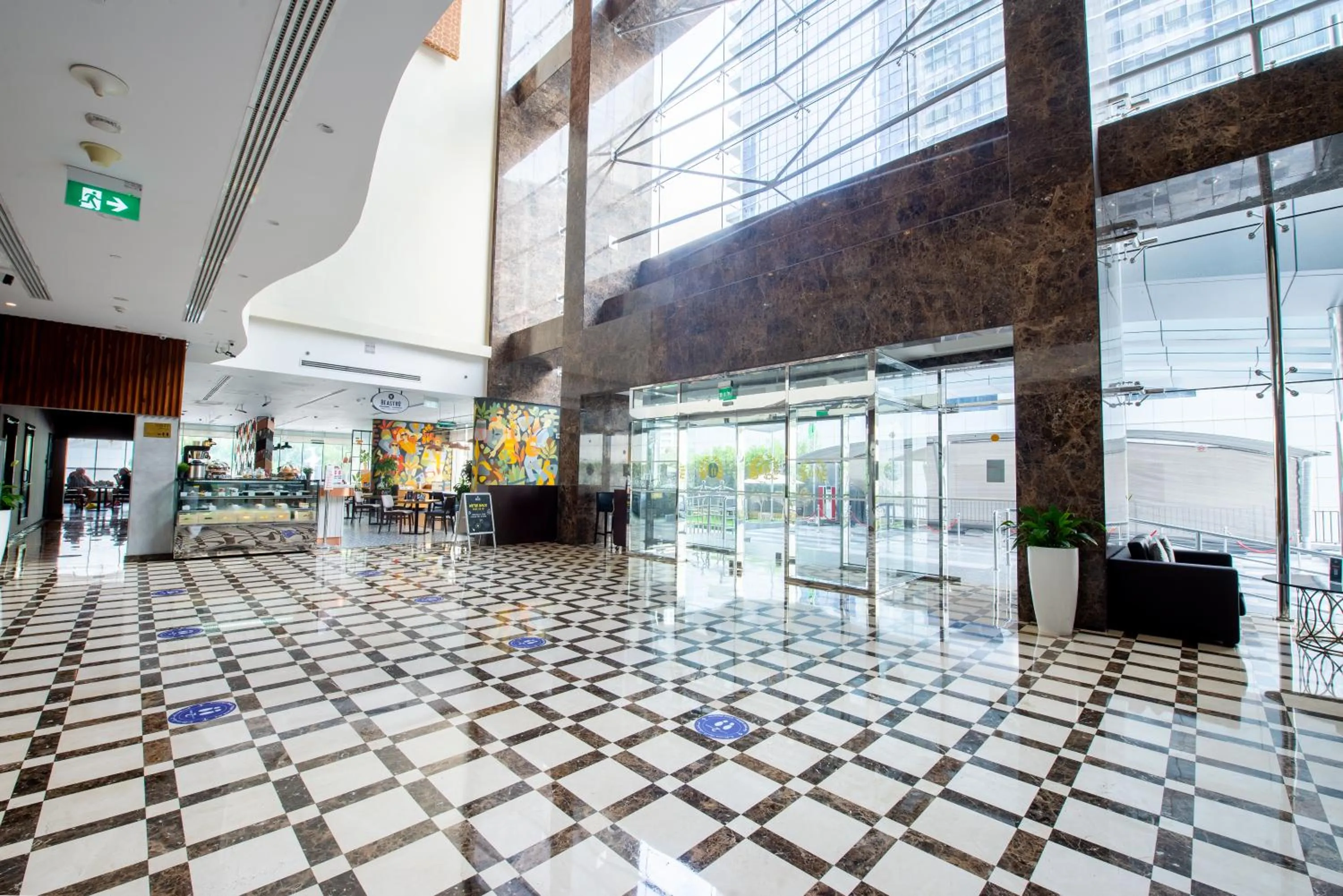 Lobby or reception in First Central Hotel Suites