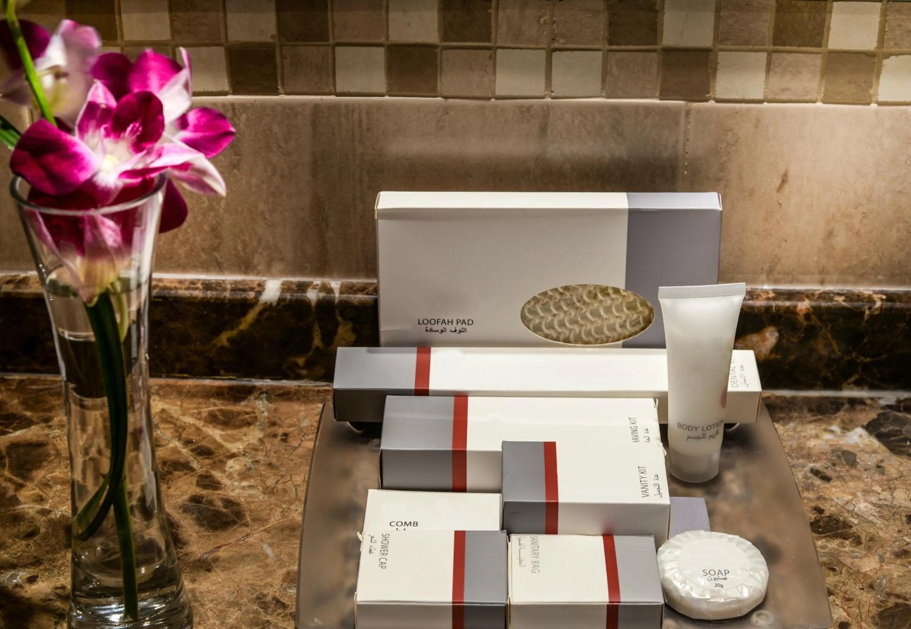 Decorative detail in First Central Hotel Suites