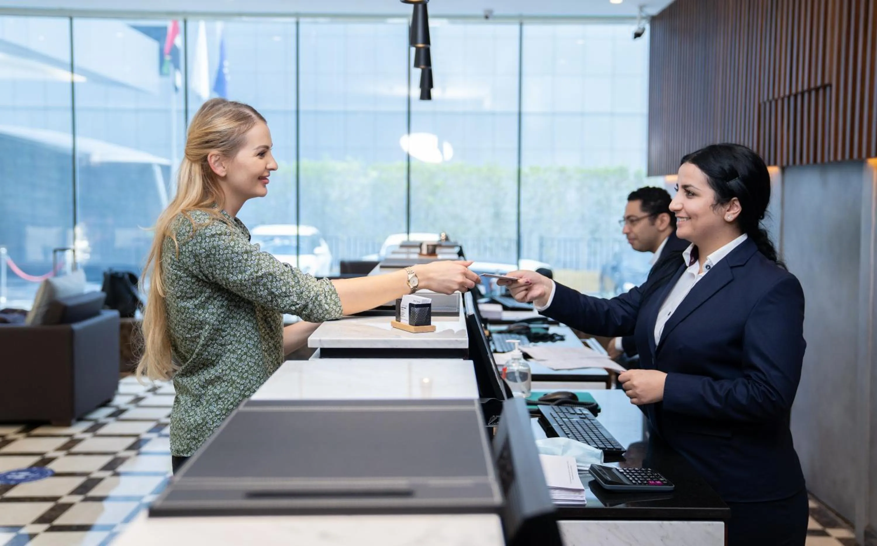 Lobby or reception in First Central Hotel Suites