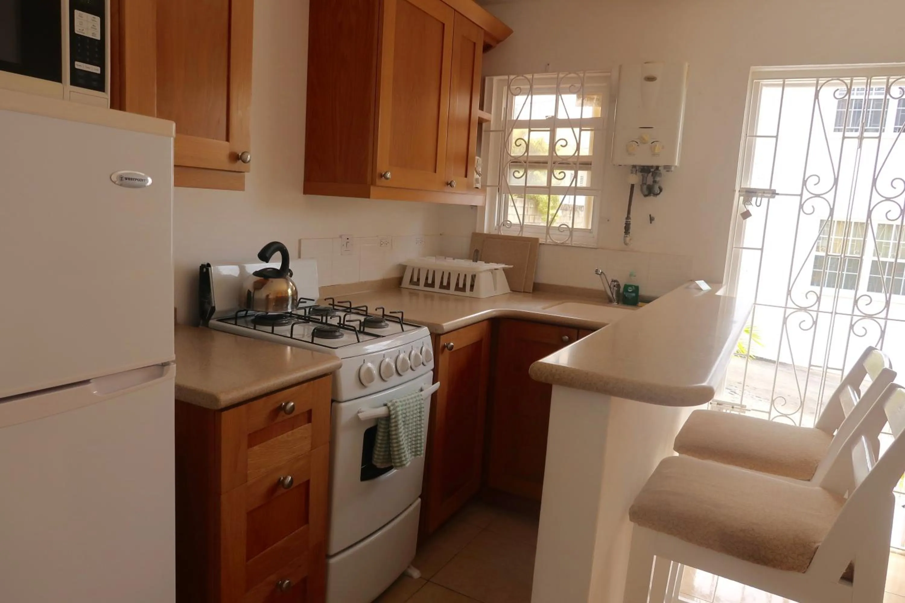 Kitchen or kitchenette in Adulo Apartments