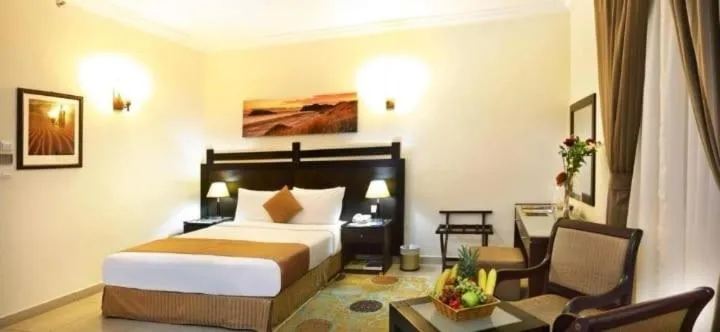 Bed in Al Hayat Hotel Suites
