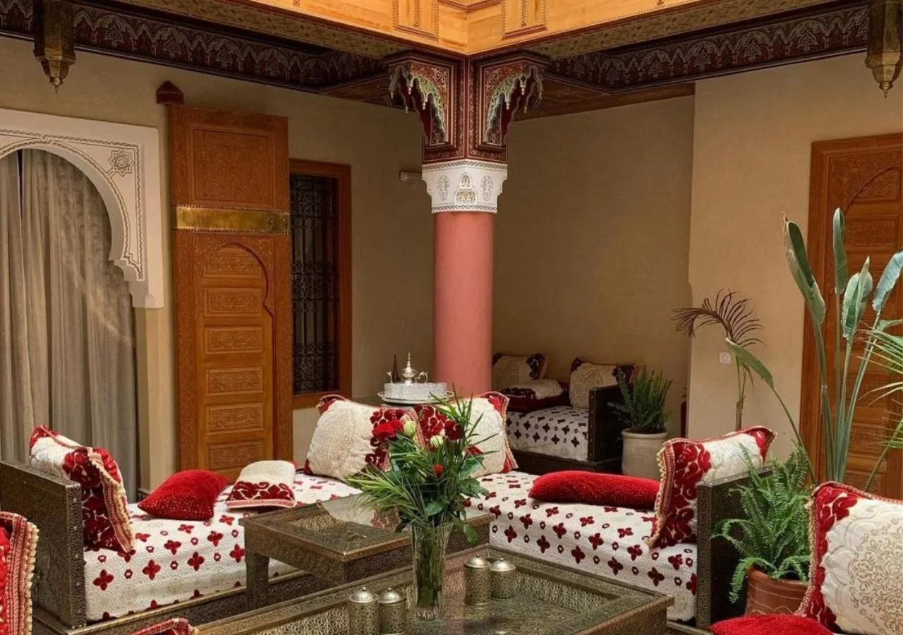 Property building, Bed in Riad Miral