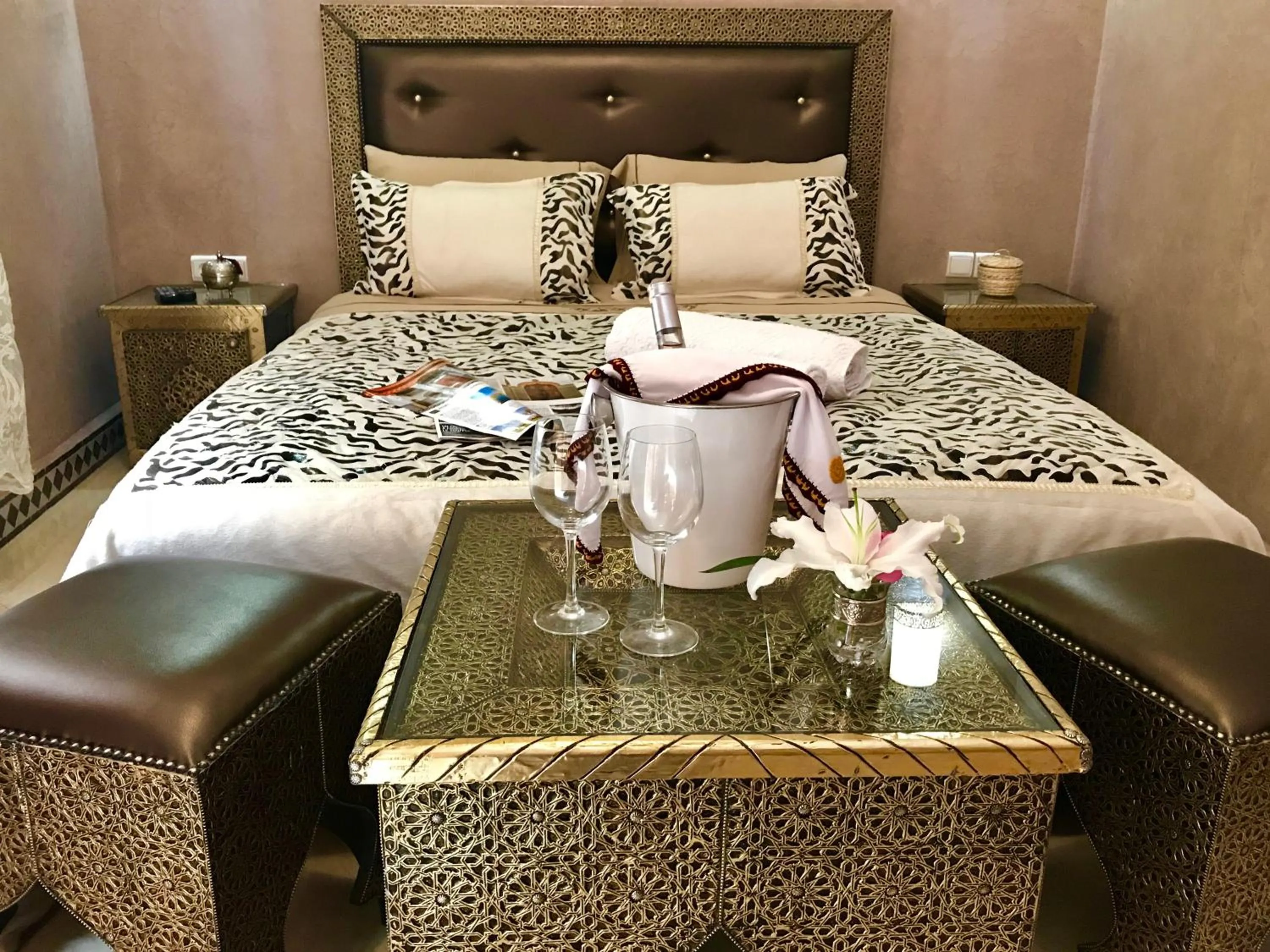 Bedroom, Bed in Riad Miral