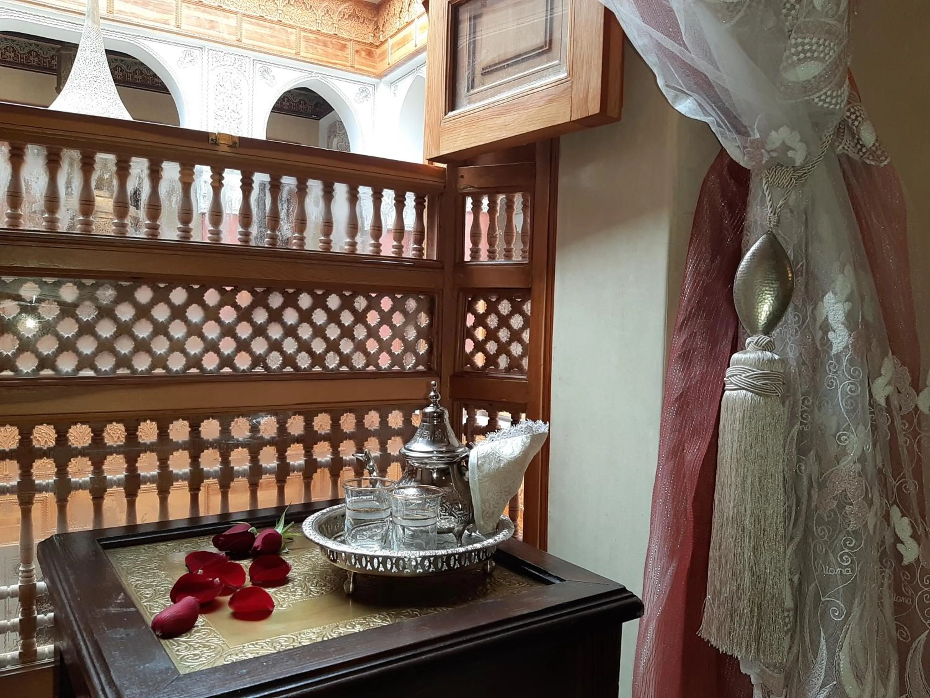 Decorative detail in Riad Miral