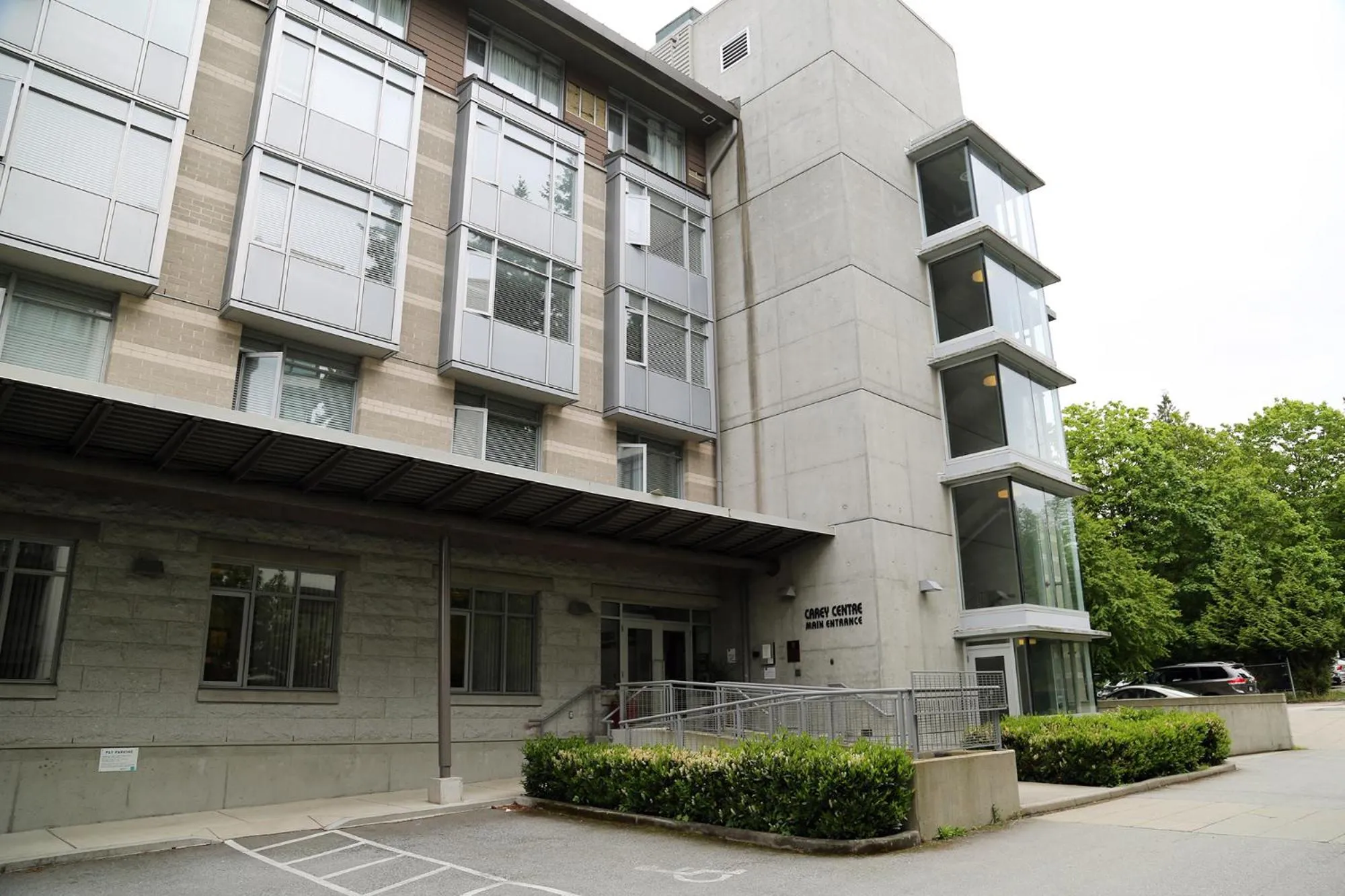 Property building in Carey Centre on UBC campus