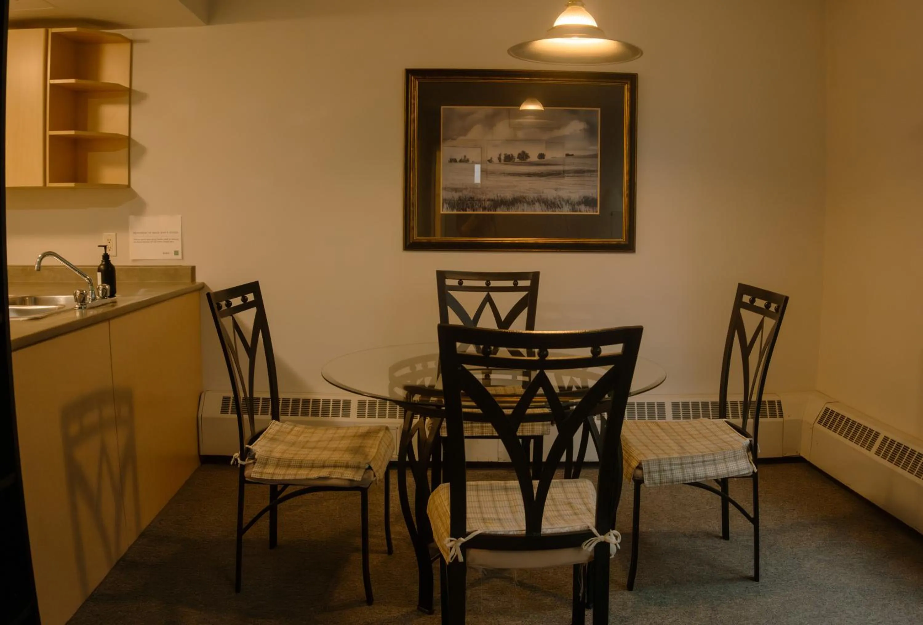 Dining area in Carey Centre on UBC campus