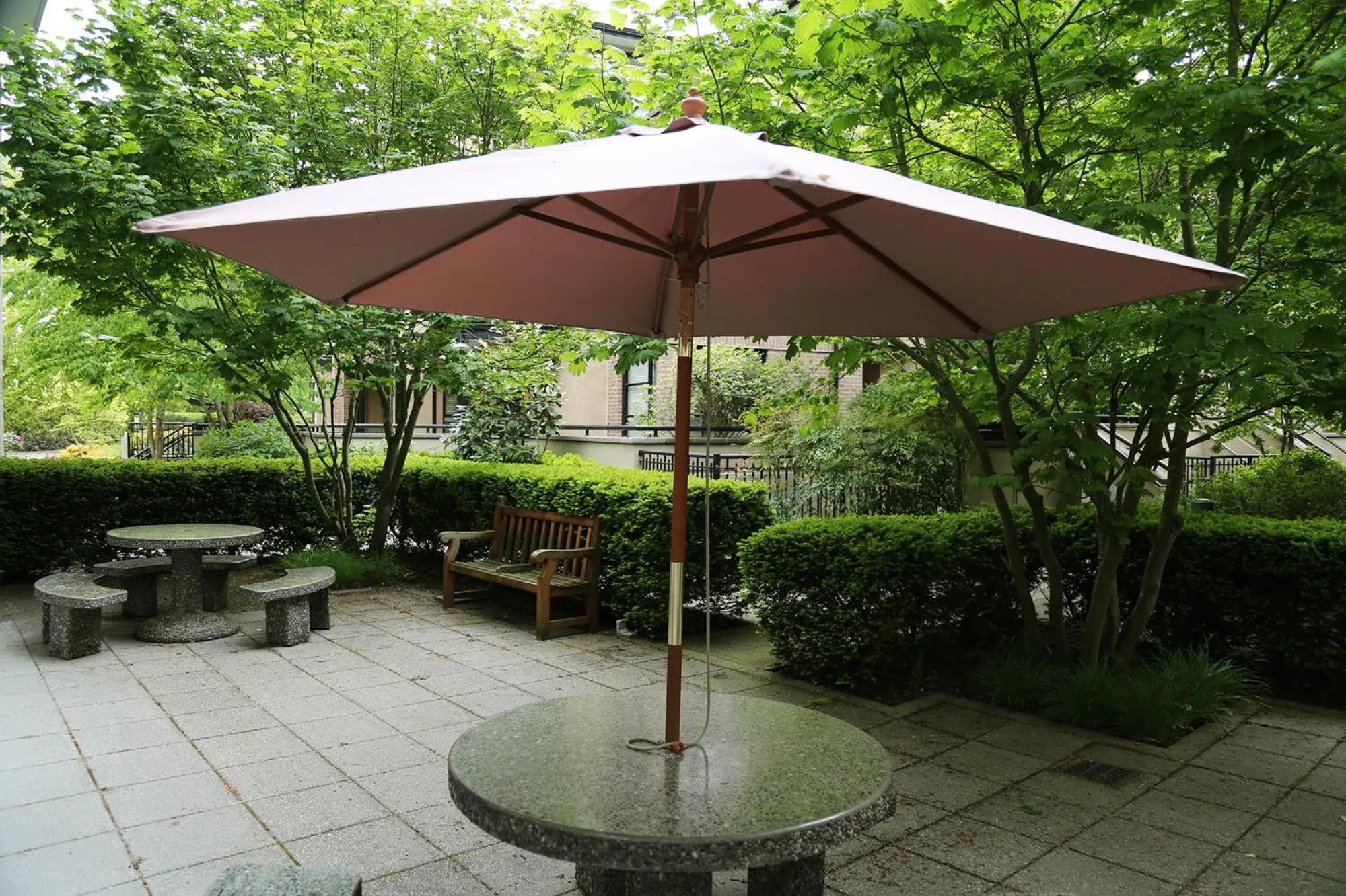 Patio in Carey Centre on UBC campus