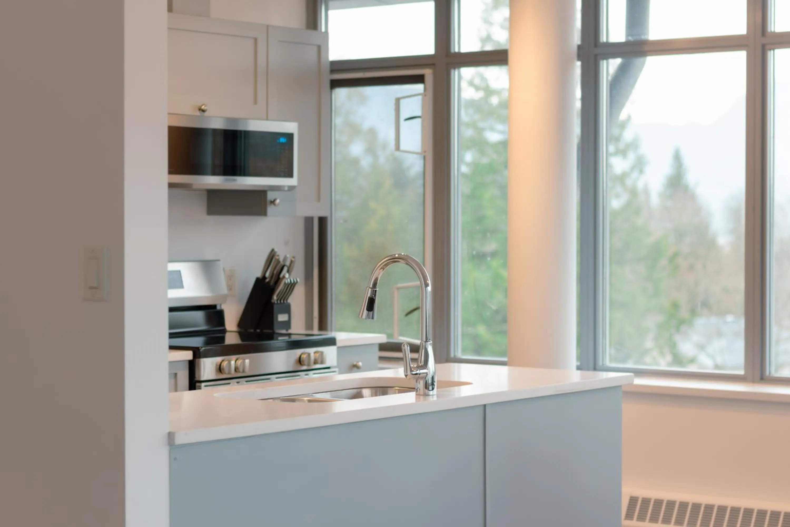 Kitchen or kitchenette in Carey Centre on UBC campus