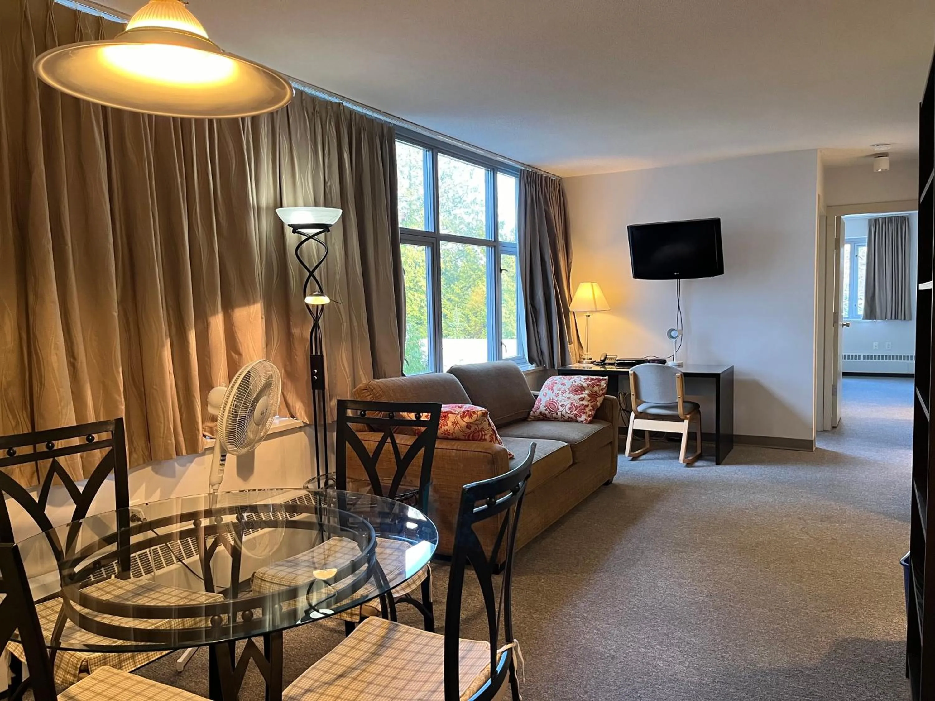 Living room in Carey Centre on UBC campus