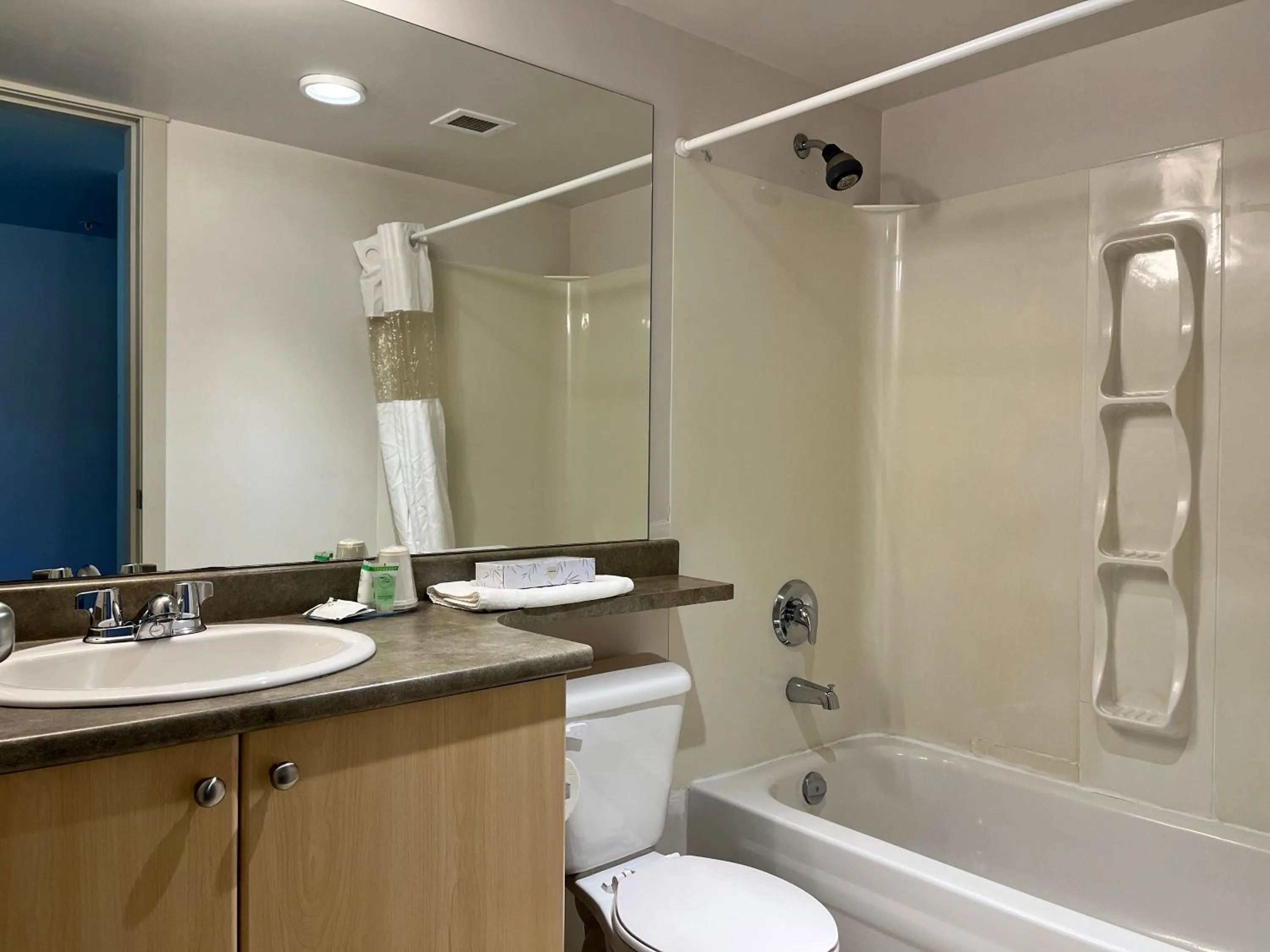 Shower in Carey Centre on UBC campus