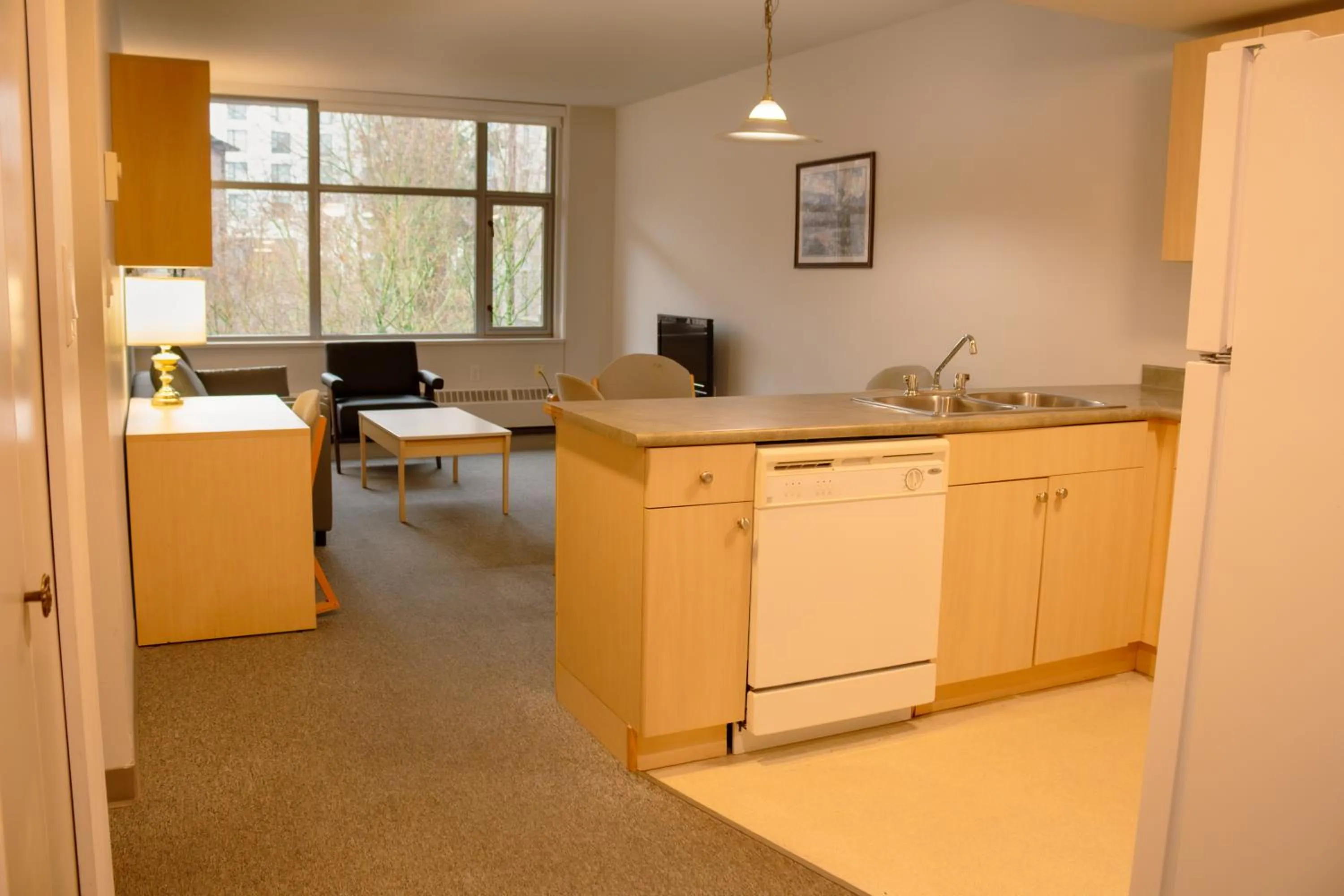 Kitchen or kitchenette in Carey Centre on UBC campus