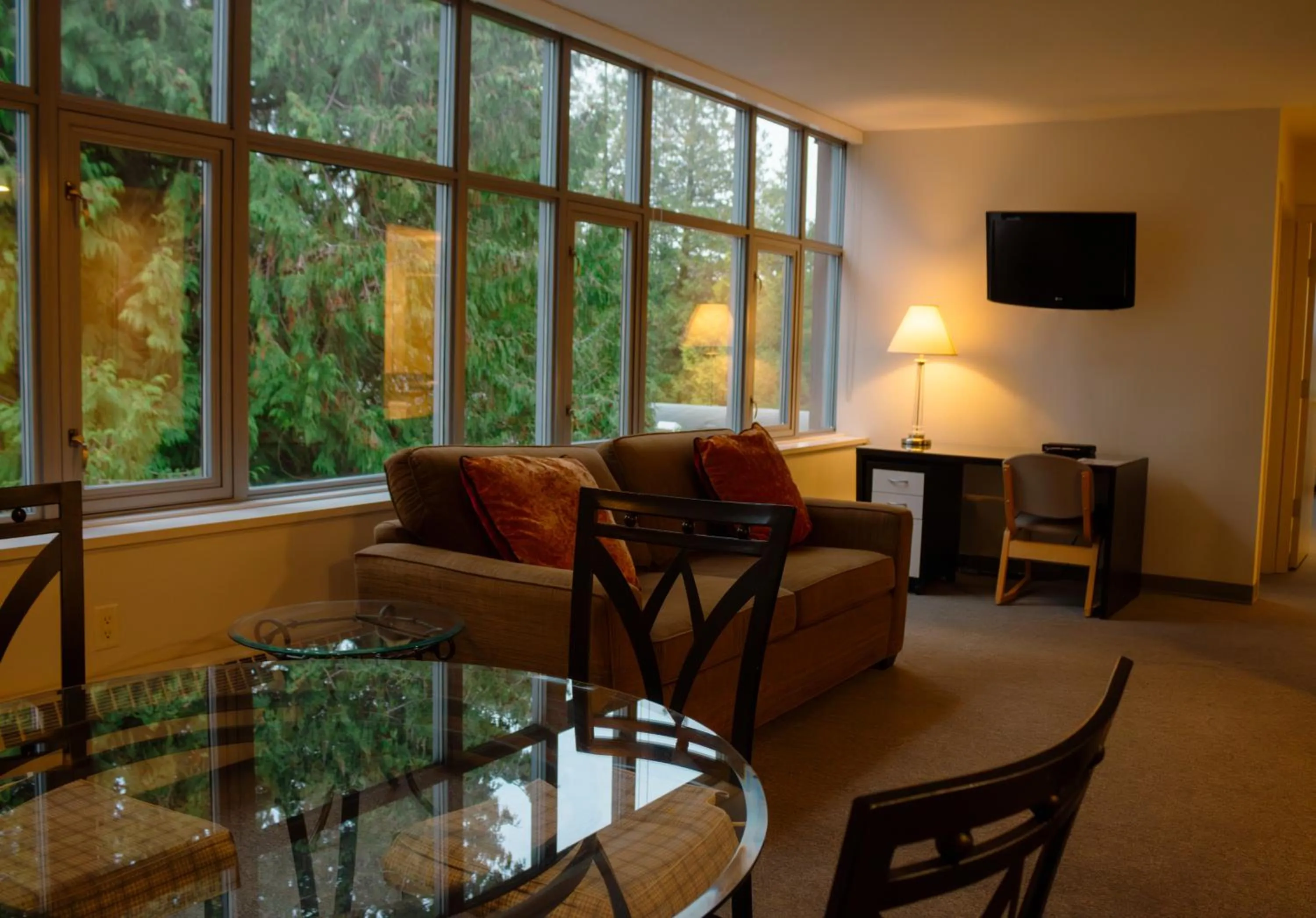 Living room in Carey Centre on UBC campus