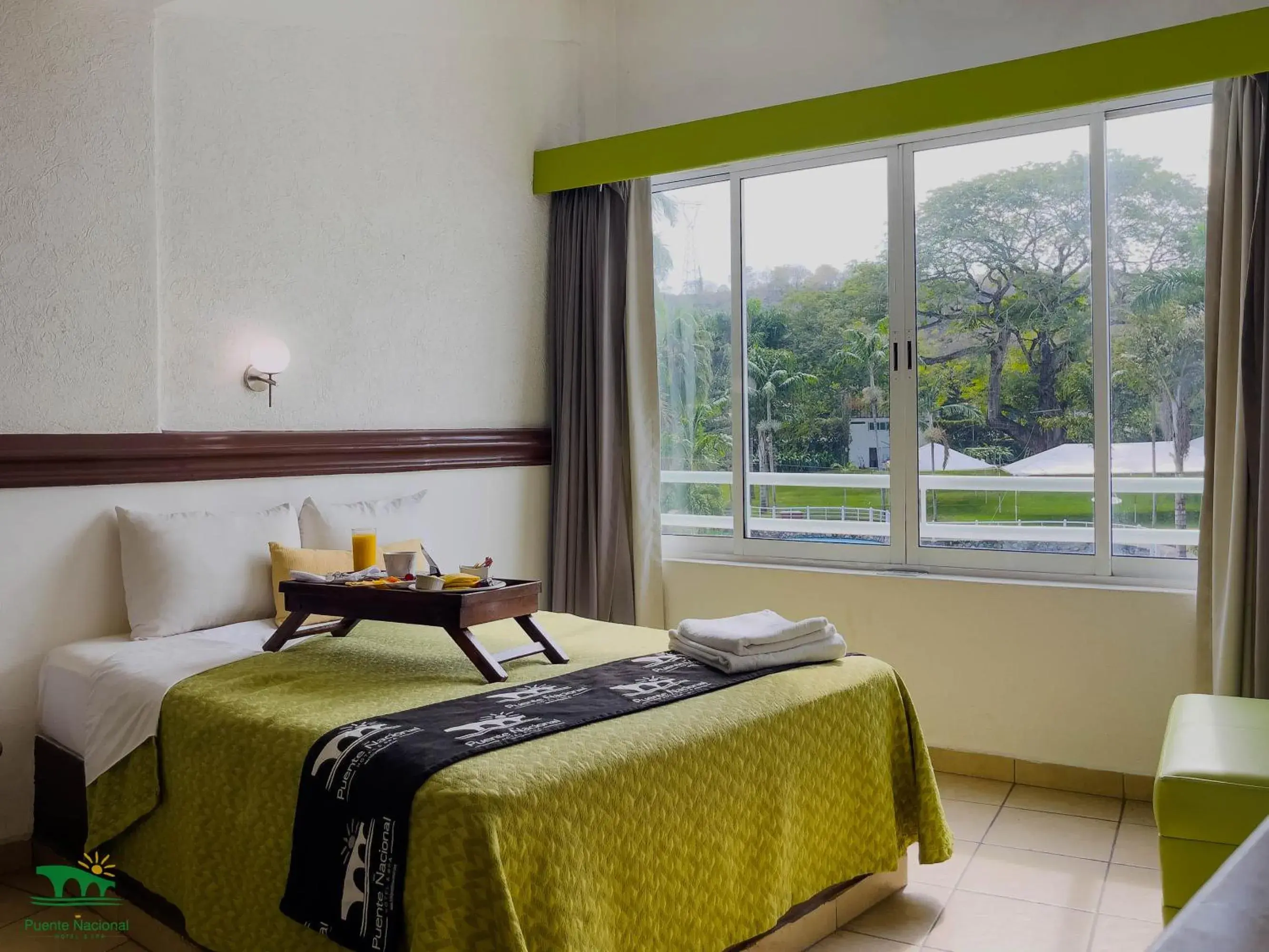 Double Room with Two Double Beds - single occupancy in Hotel Puente Nacional & Spa Double Room with Two Double Beds - single occupancy in Hotel Puente Nacional & Spa