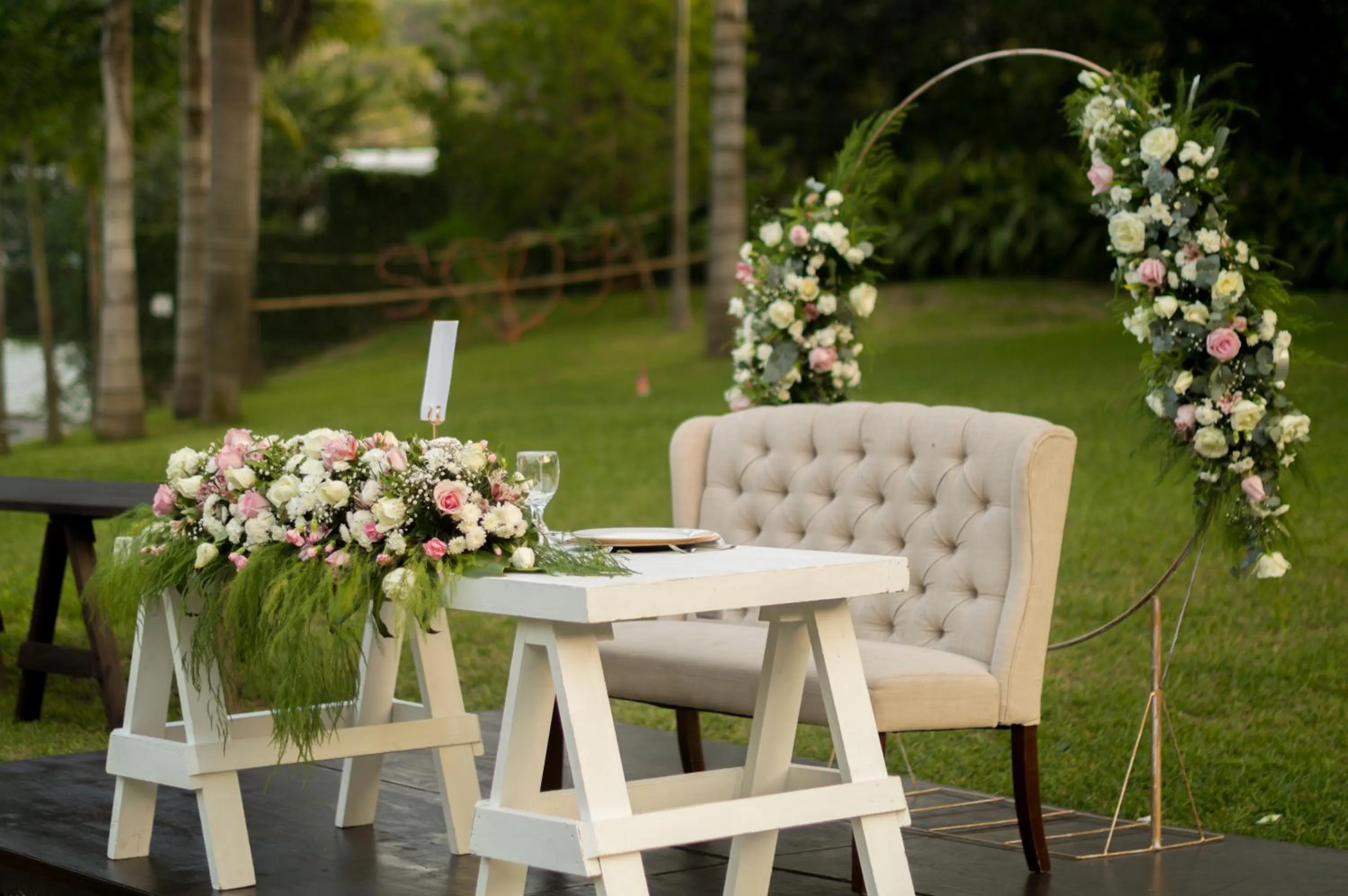 Patio in Hotel Puente Nacional & Spa
