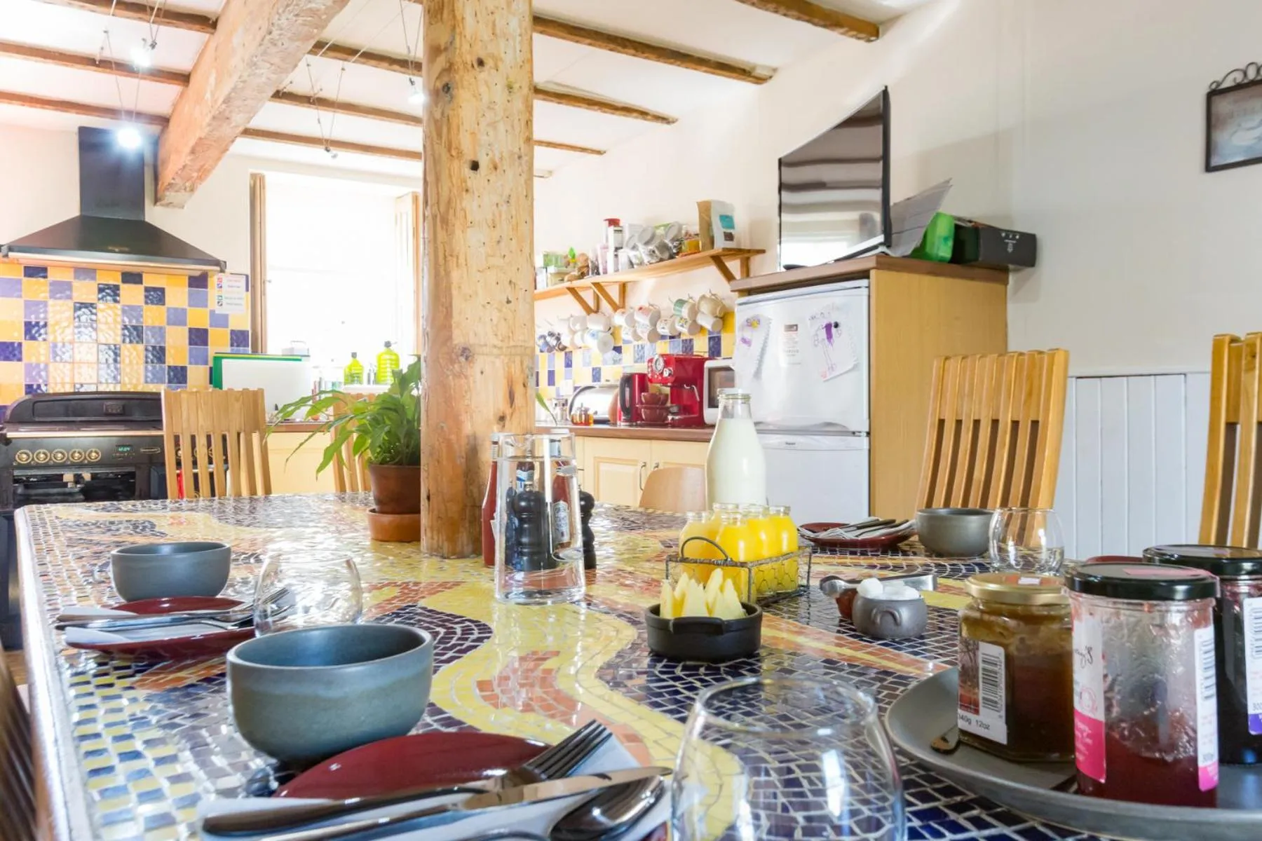 Dining area in Bamse B&B