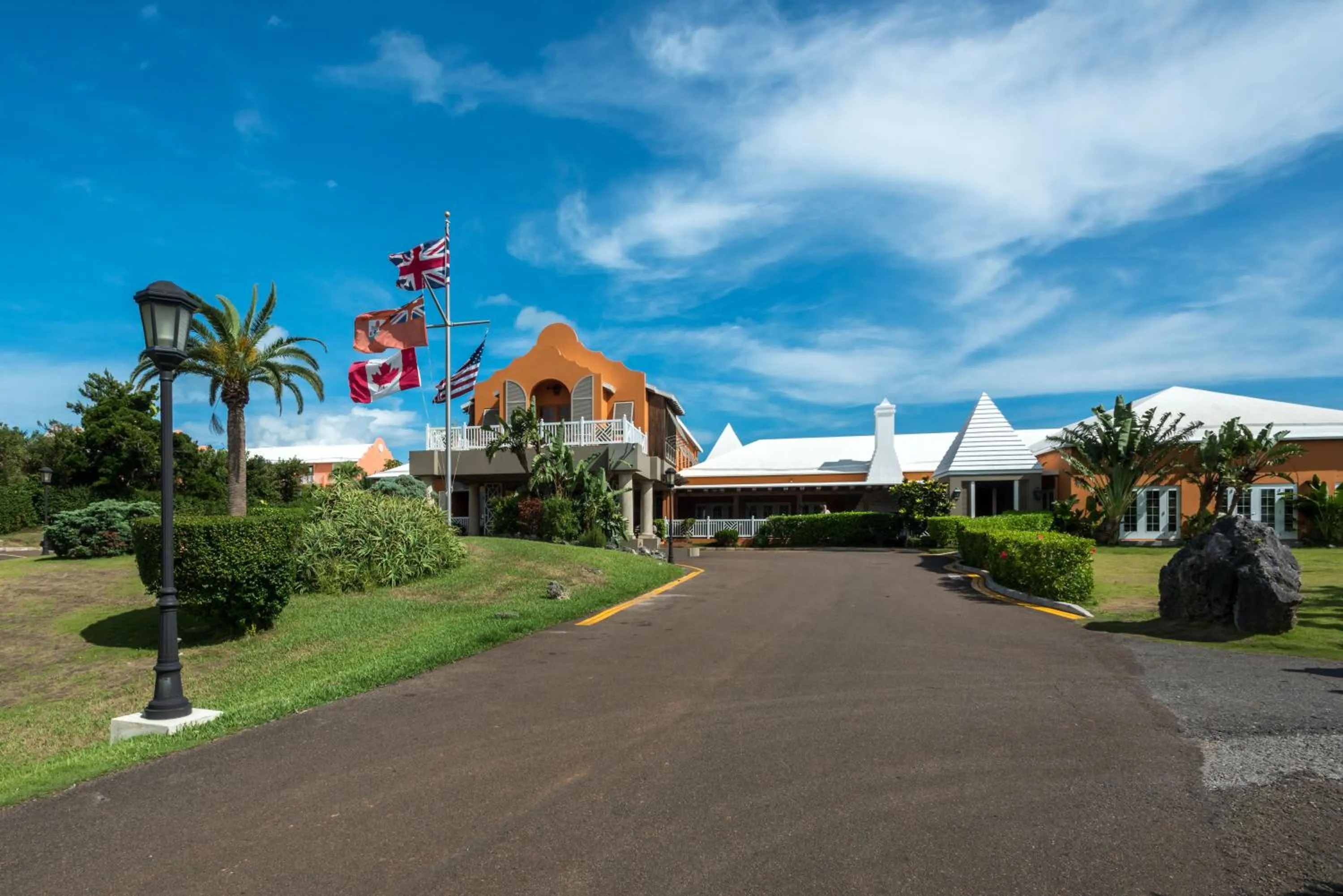 Facade/entrance in Grotto Bay Beach Resort