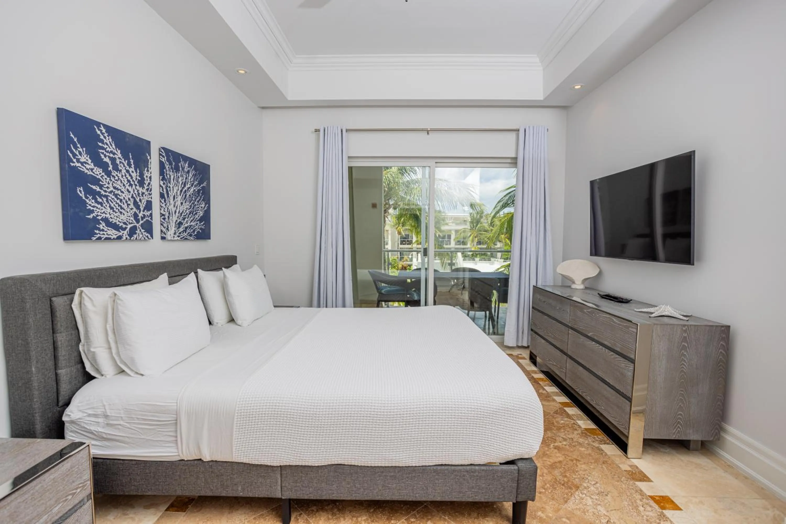 Bed in The Atrium Resort