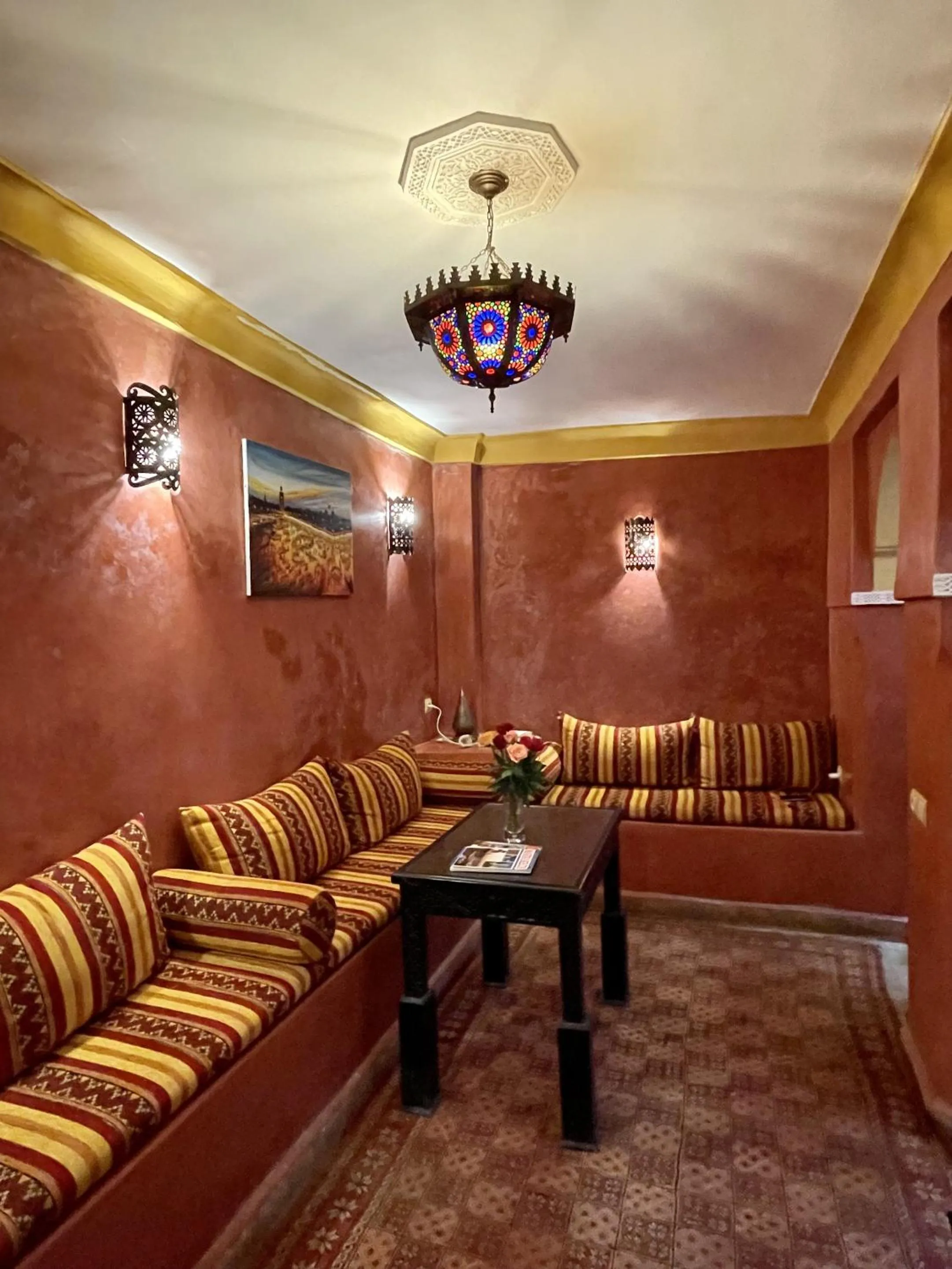 Living room in Riad M'boja "Chez Ali Baba"