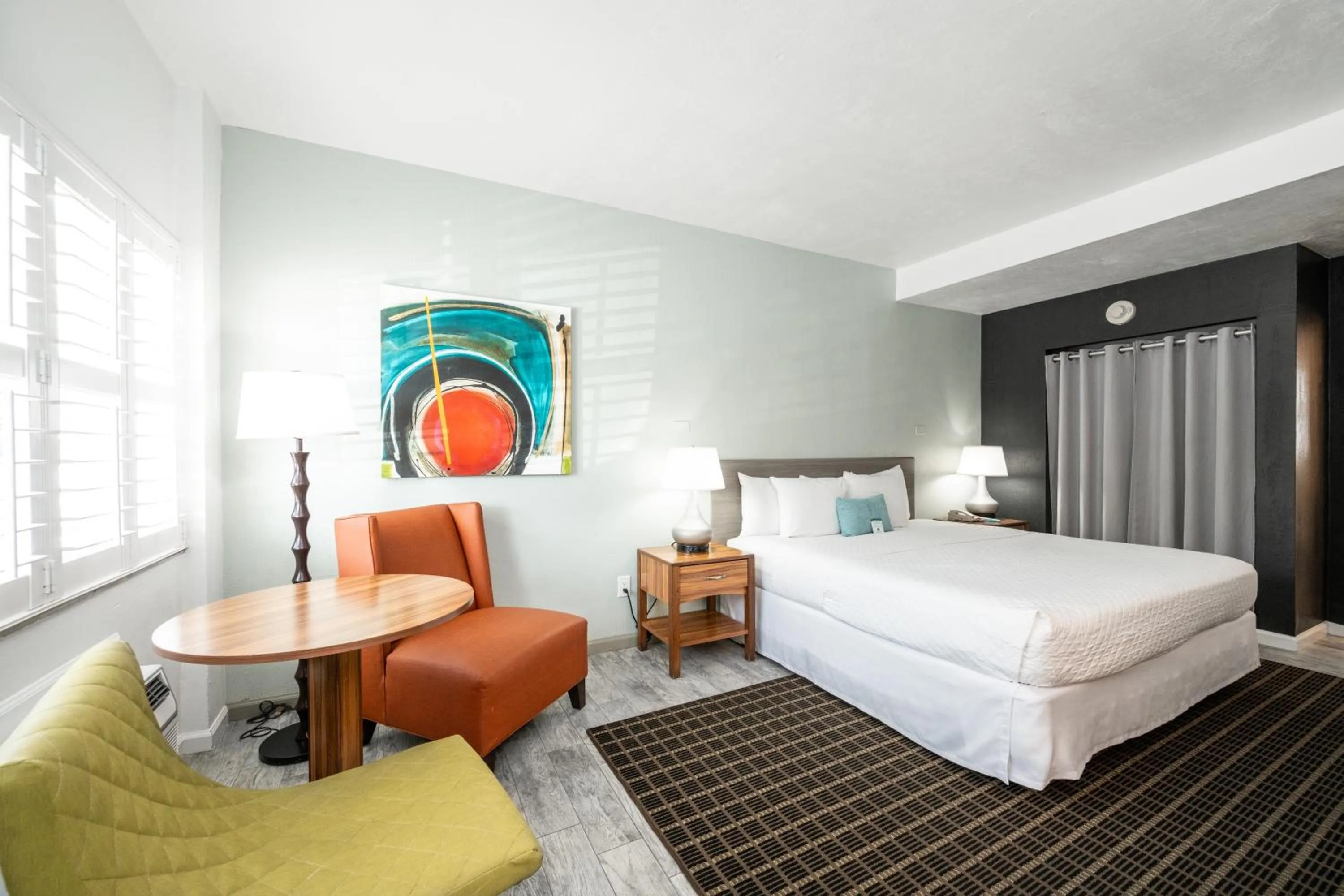 Bed in Blue Marlin Motel