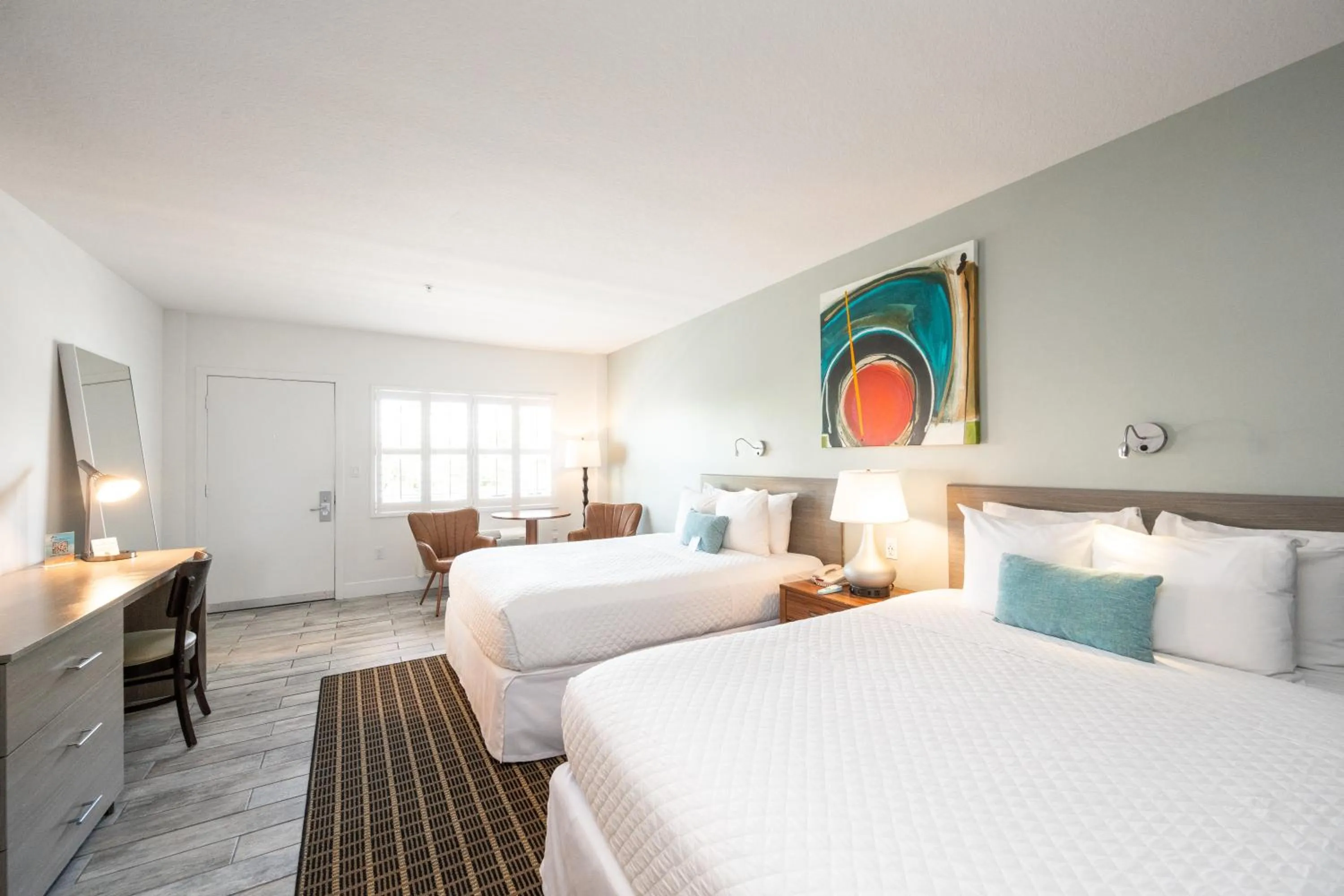 Bed in Blue Marlin Motel