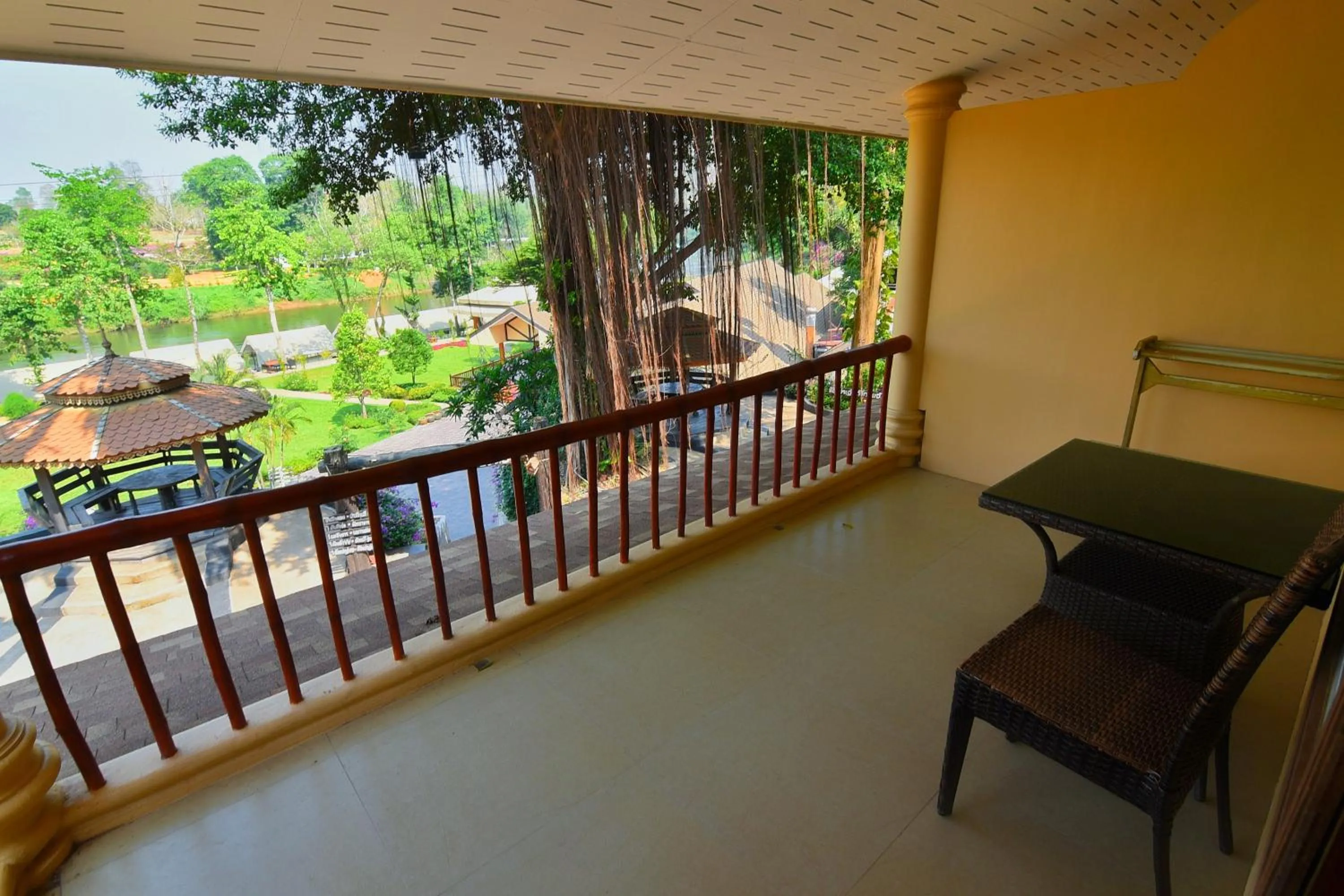 Balcony/Terrace in Suan Sai Yok Resort