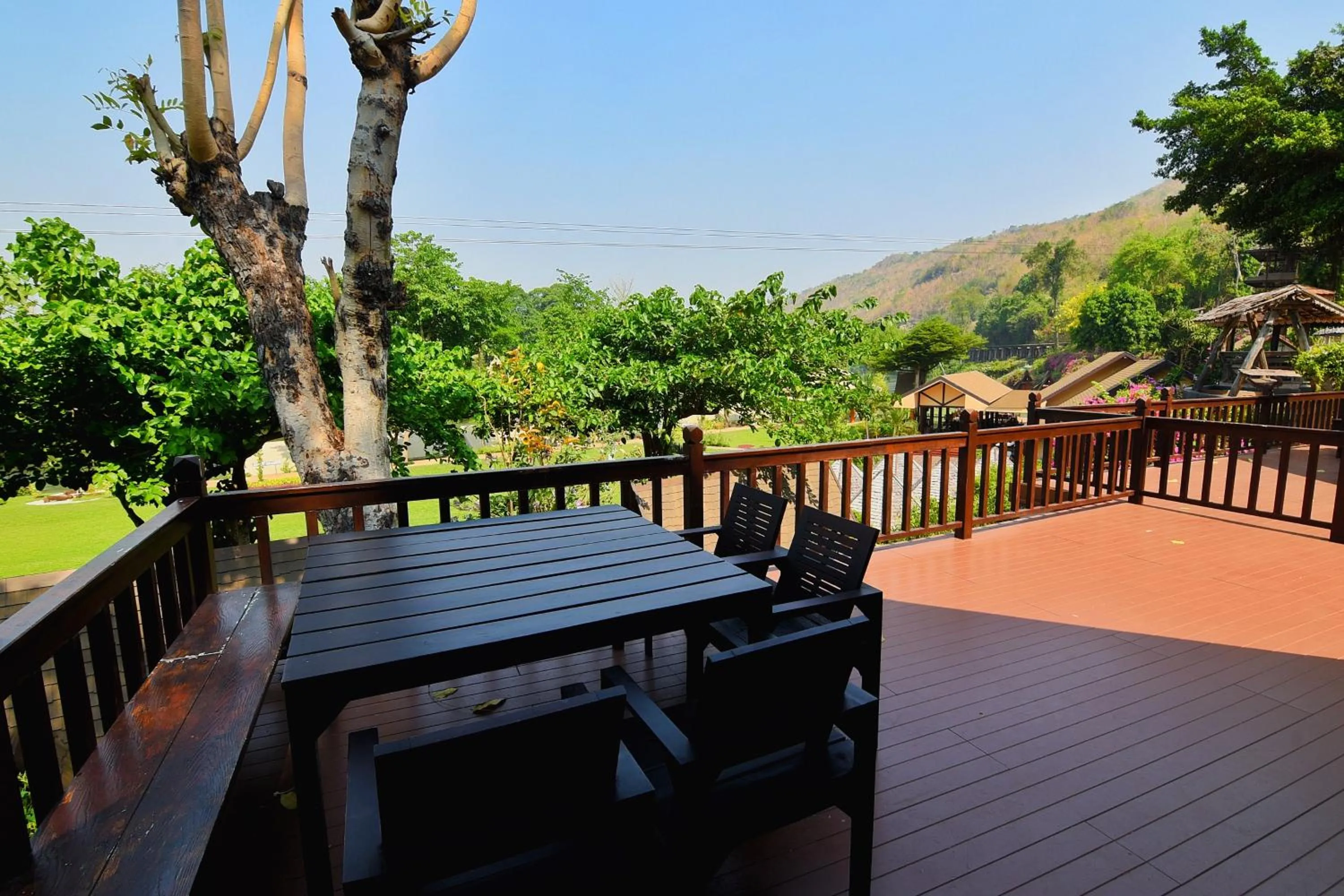 Patio in Suan Sai Yok Resort
