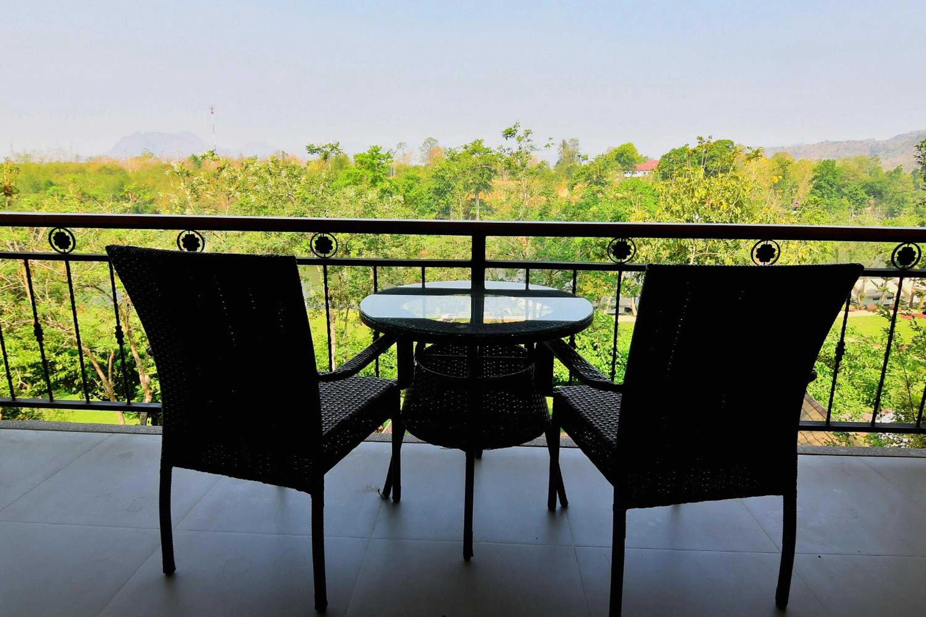Balcony/Terrace in Suan Sai Yok Resort