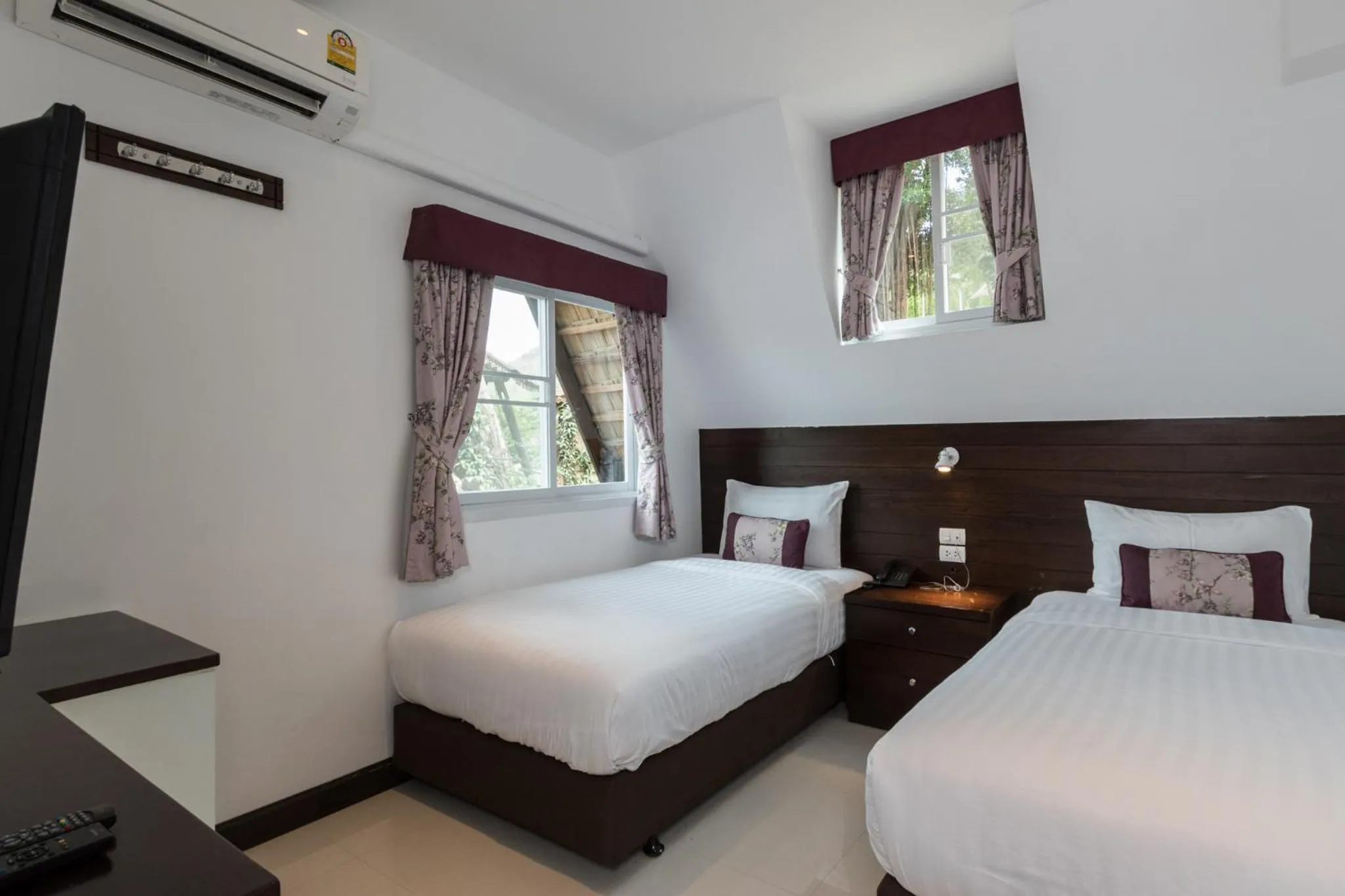 Bed in Suan Sai Yok Resort