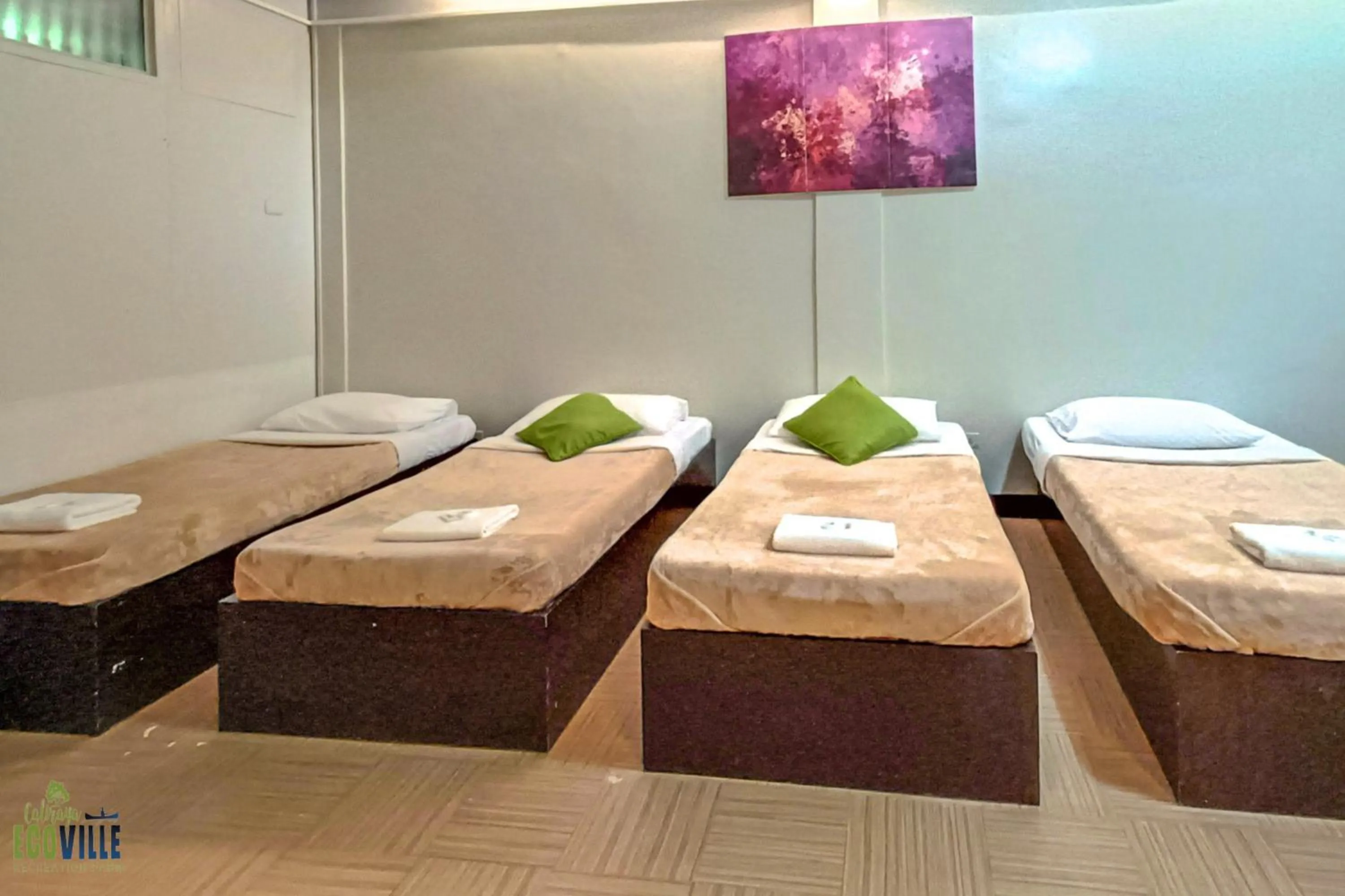 Bed in Caliraya Ecoville Recreation and Farm Resort