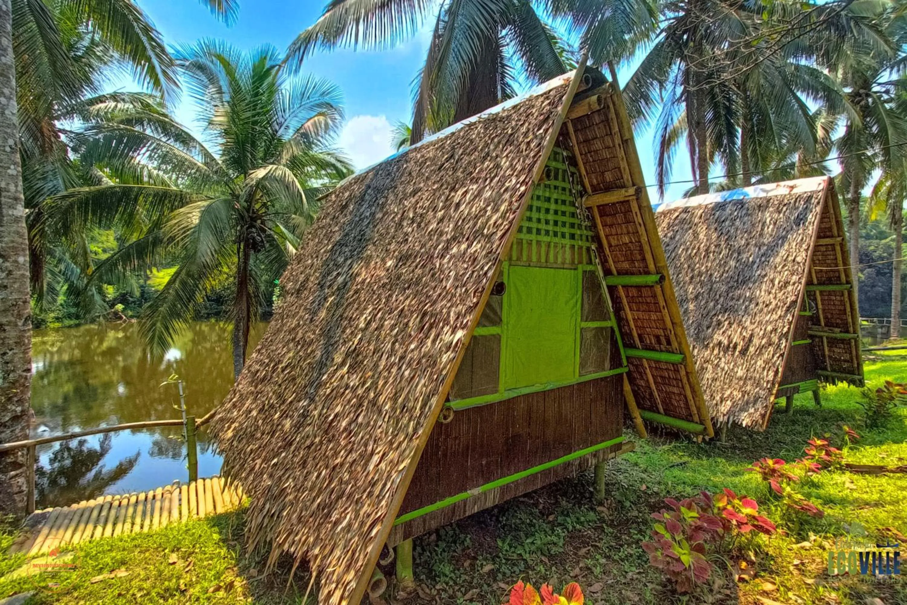 Garden view in Caliraya Ecoville Recreation and Farm Resort