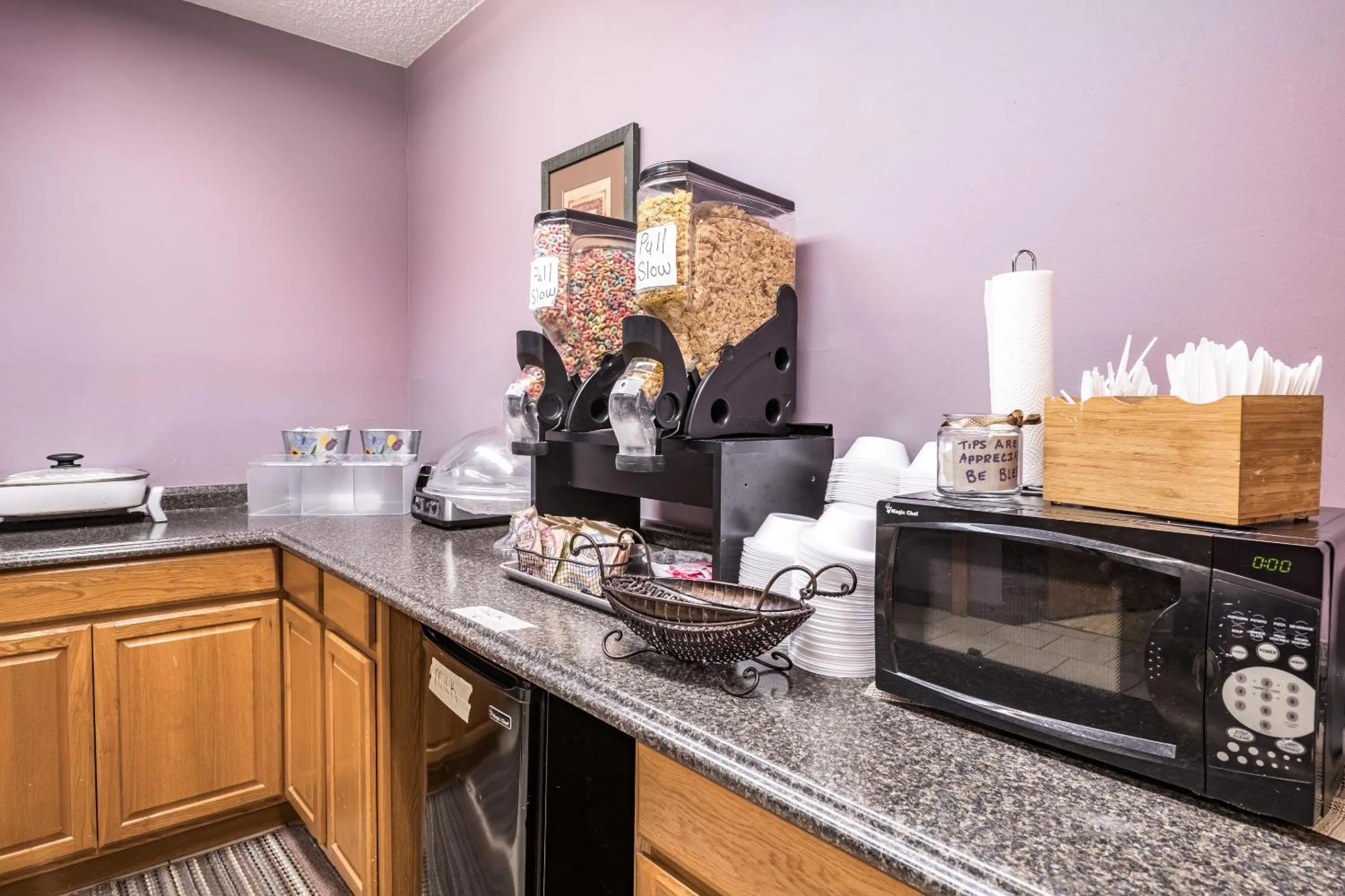 Kitchen or kitchenette in OYO Hotel Windmill Branson