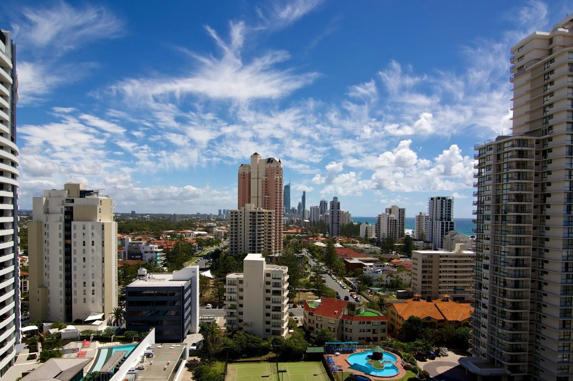 View (from property/room) in Victoria Square Apartments