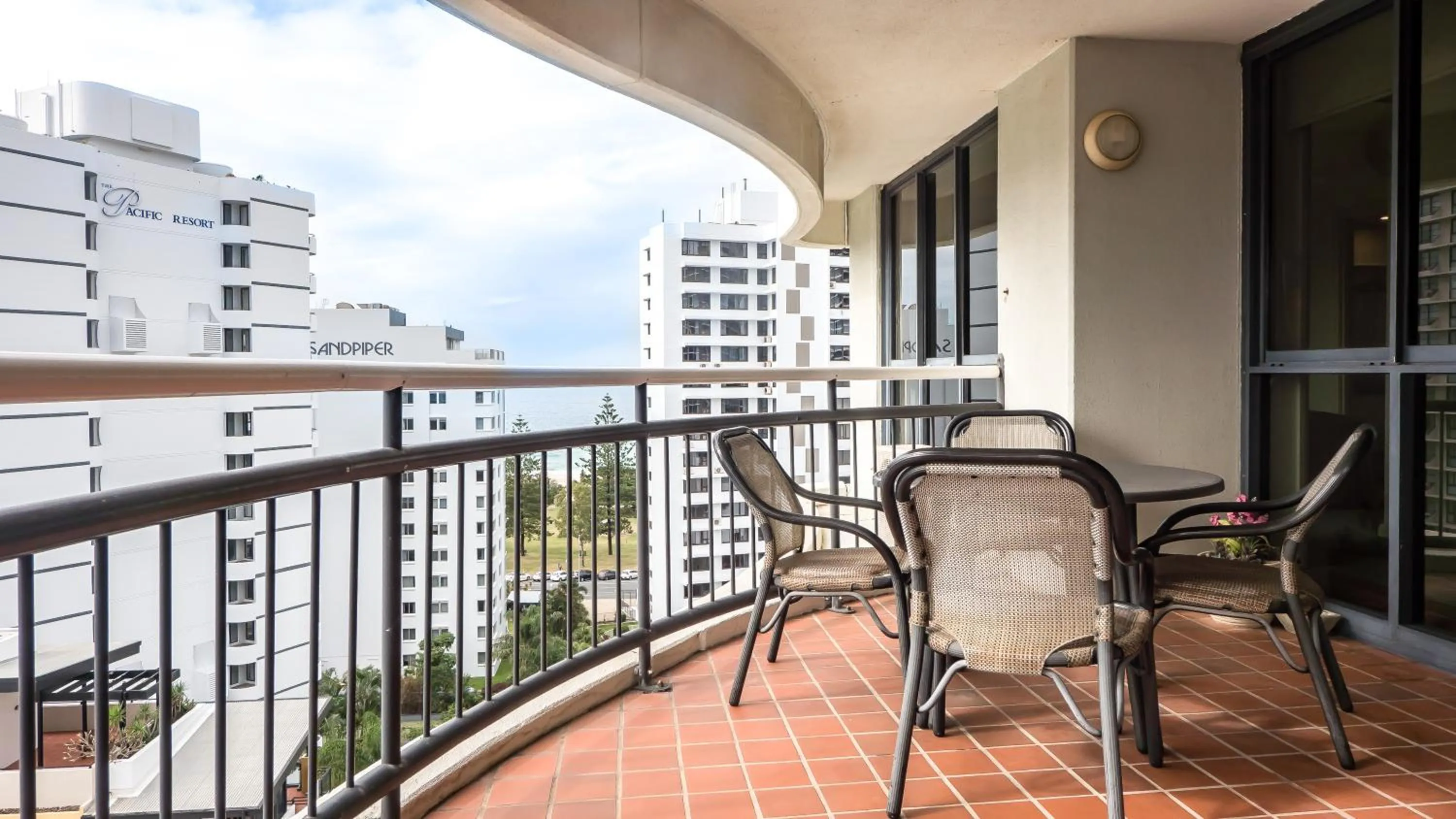 Patio in Victoria Square Apartments