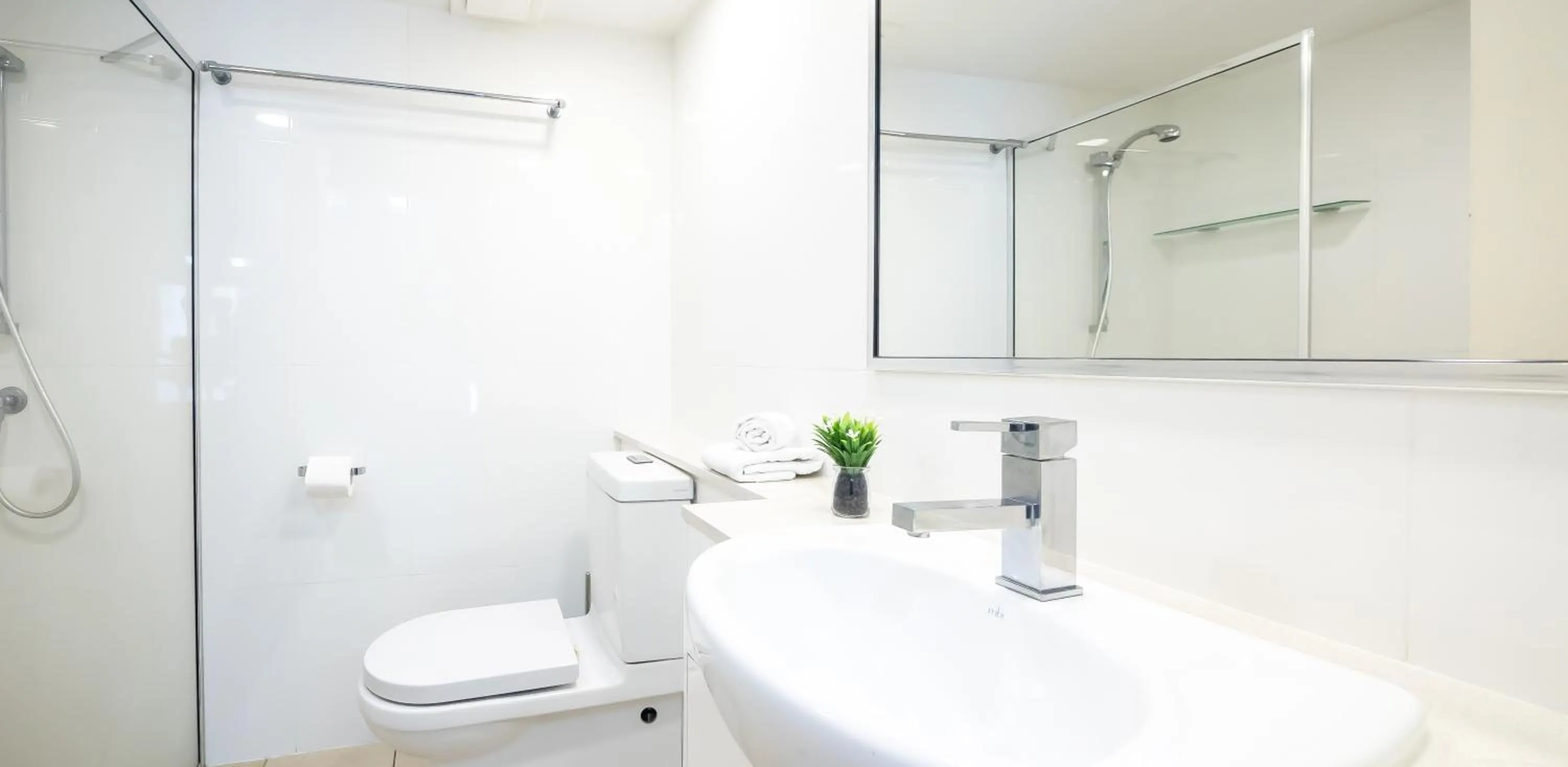 Bathroom in Victoria Square Apartments