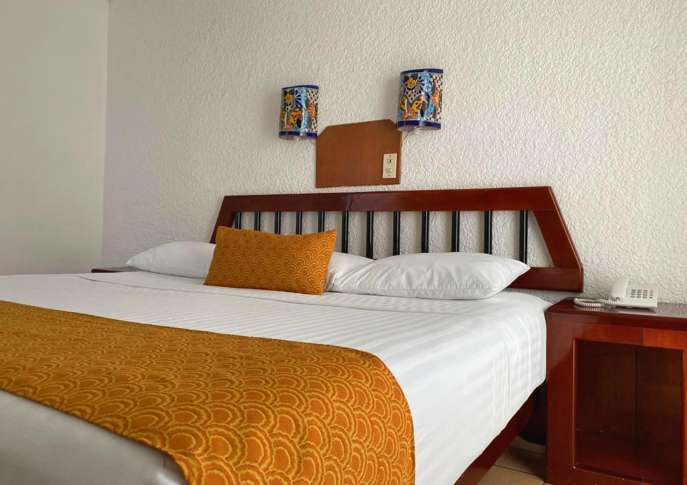 furniture, Bed in Hotel Maya Palenque