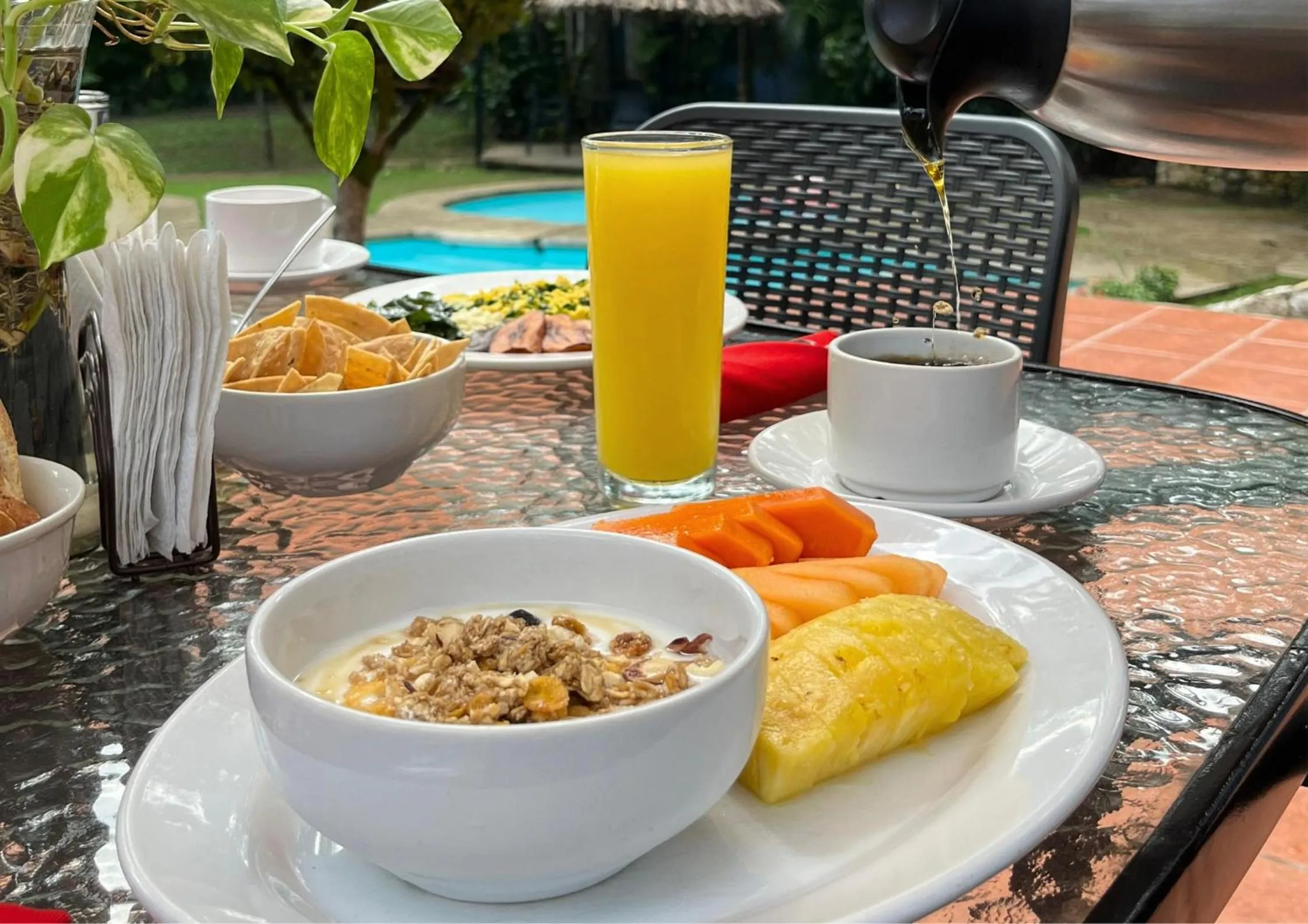 Breakfast in Hotel Maya Palenque