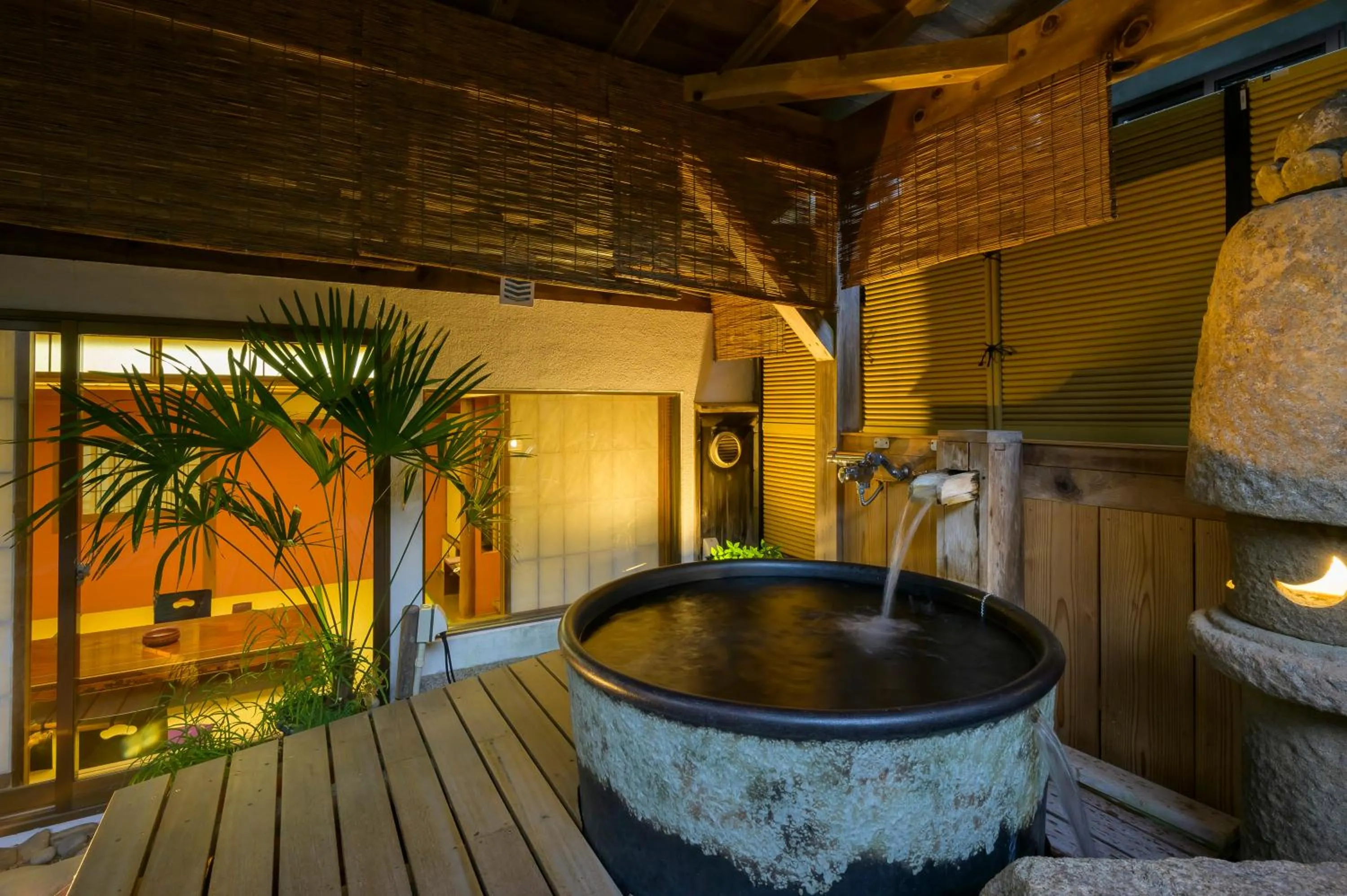 Open Air Bath in Ryokan Ohashi