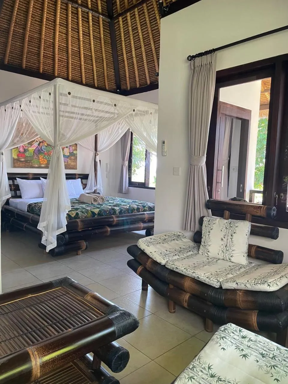 Bed in Bali Dream House