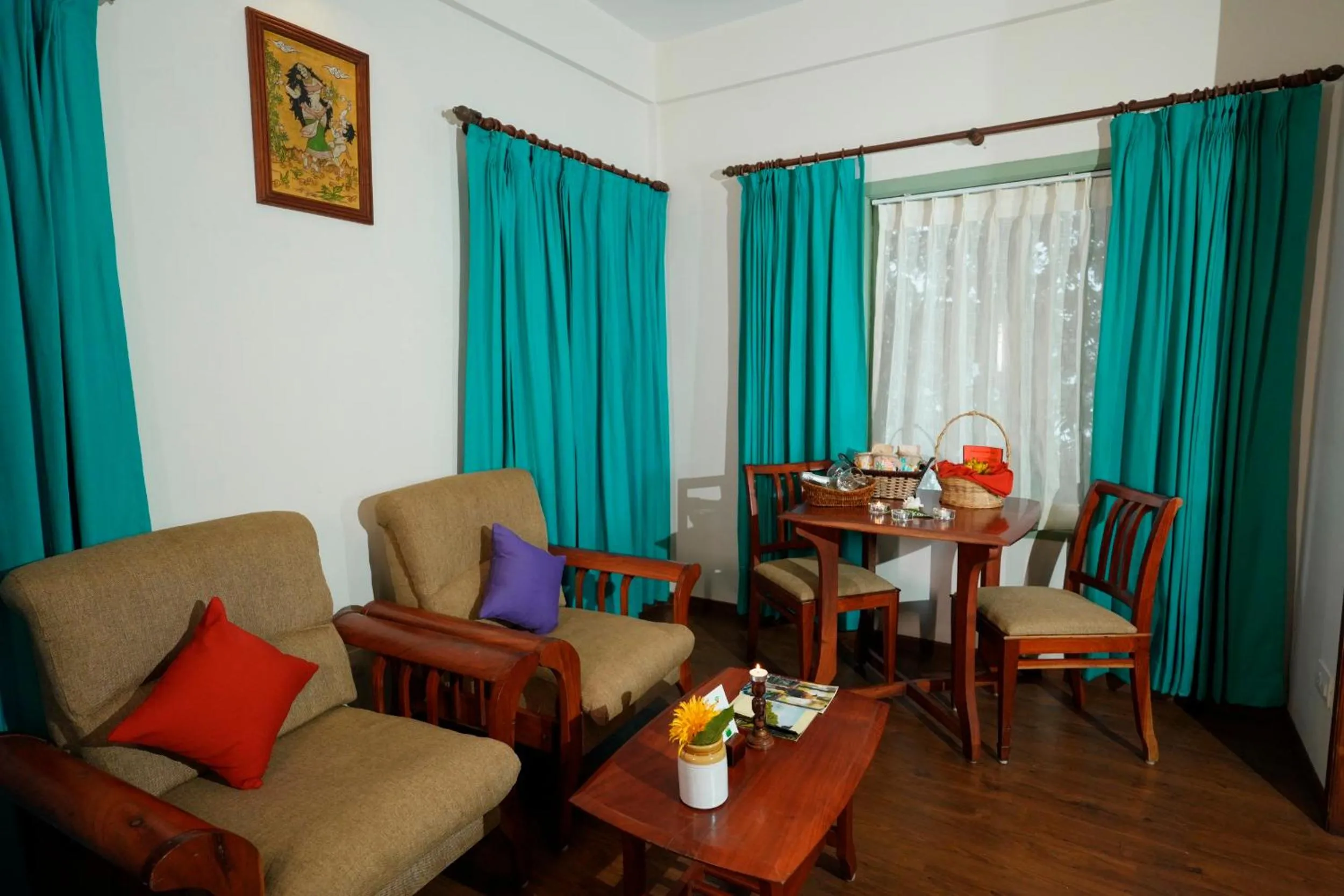 Living room in Blackberry Hills Munnar Nature Resort & Spa