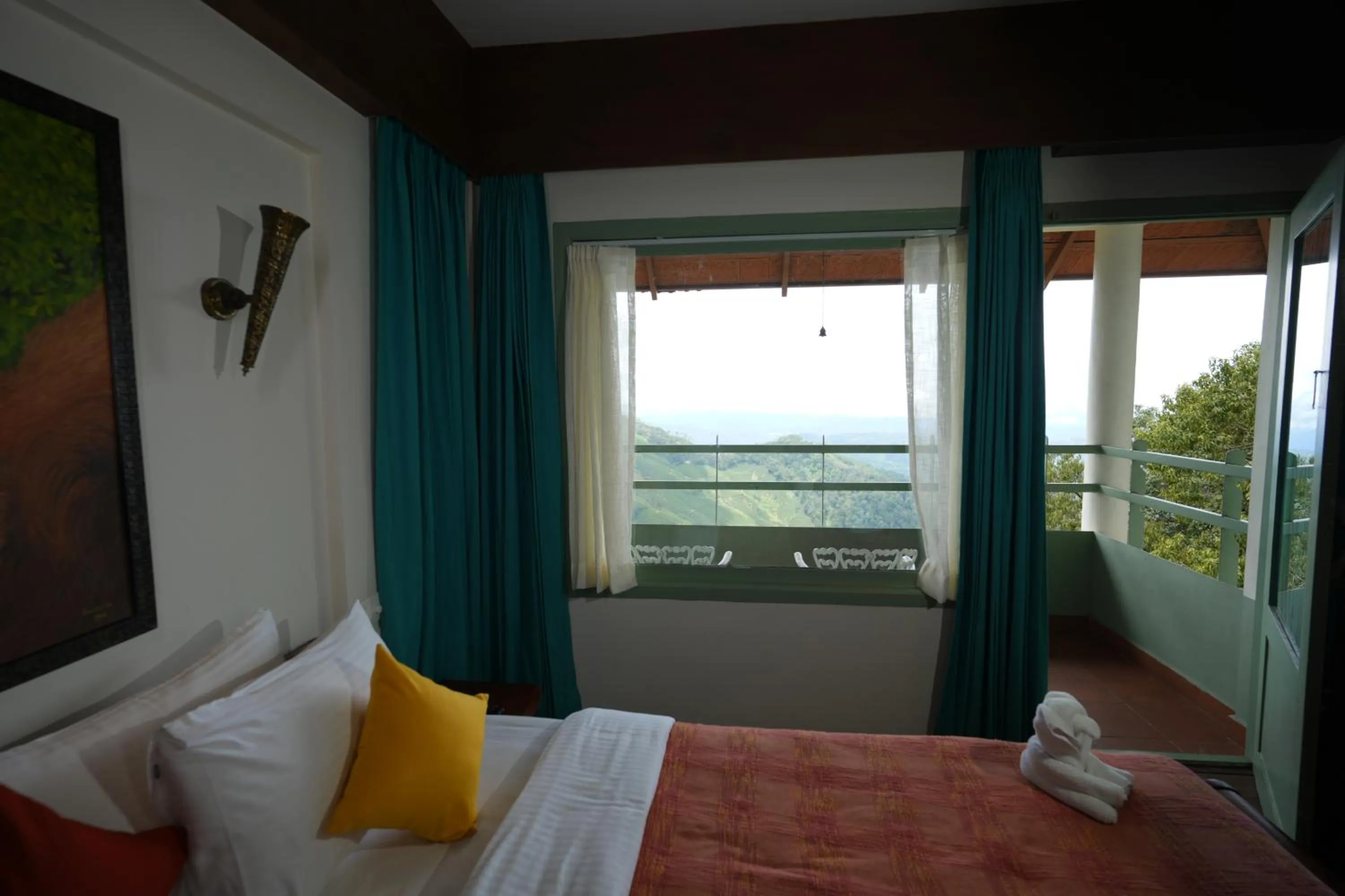 Bed in Blackberry Hills Munnar Nature Resort & Spa