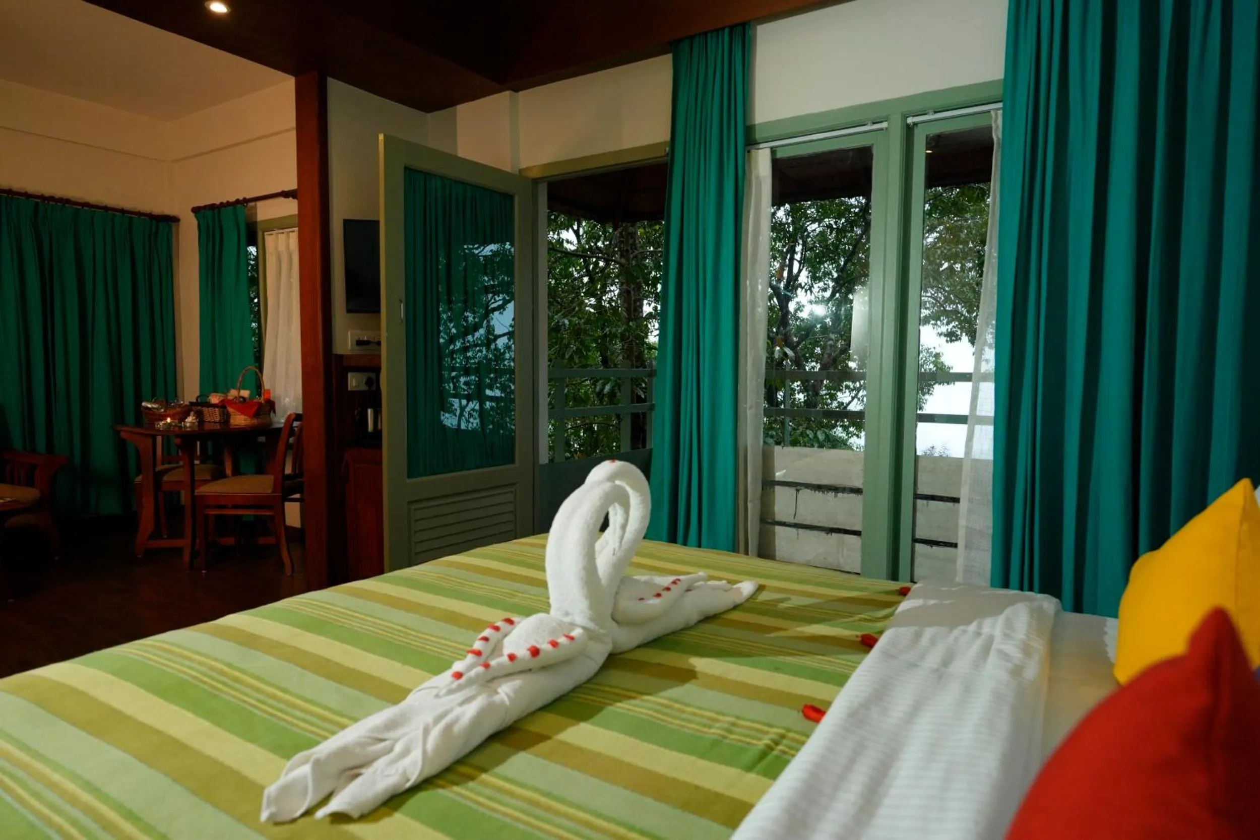 Bed in Blackberry Hills Munnar Nature Resort & Spa