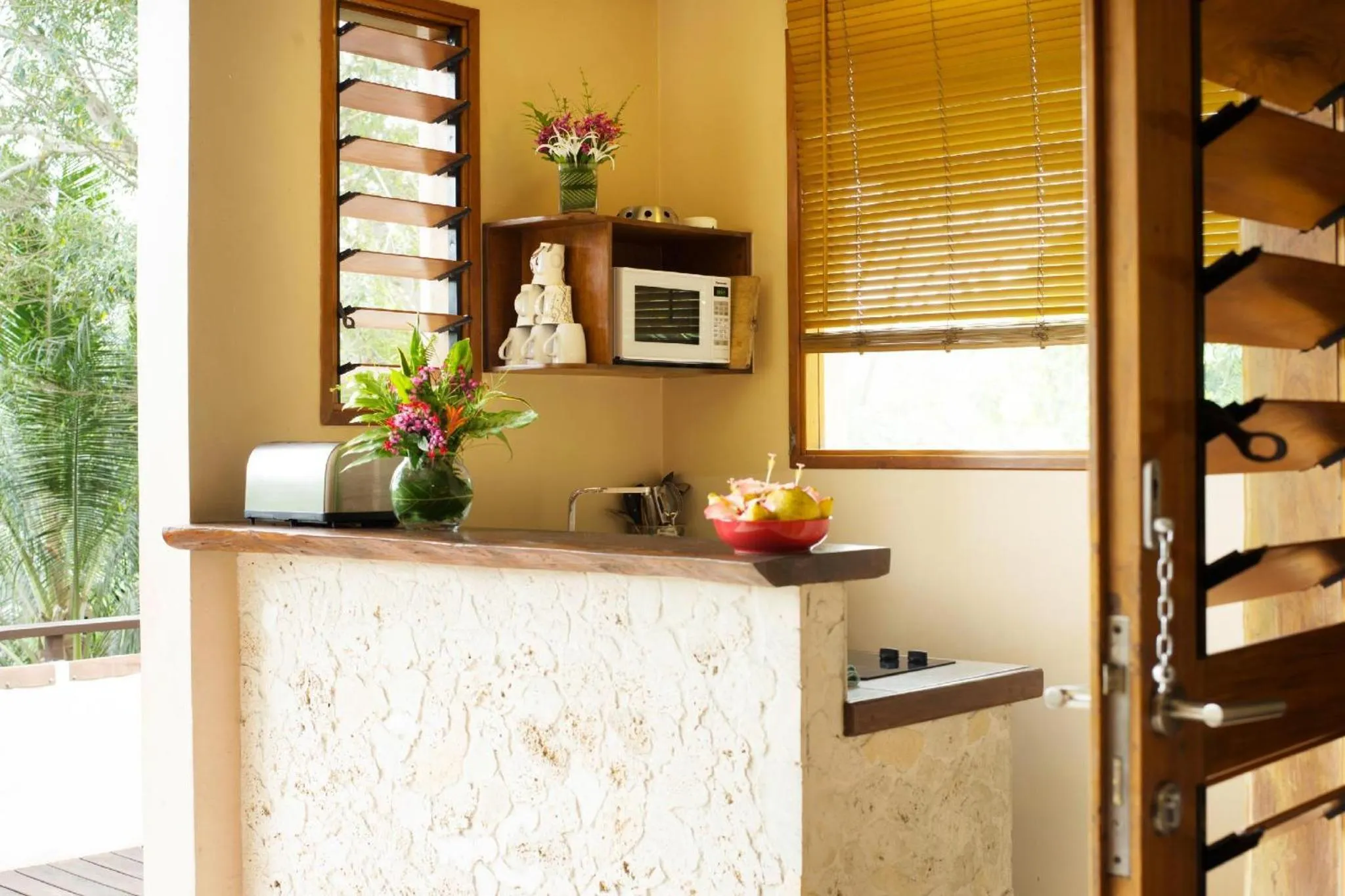 Kitchen or kitchenette in Fatumaru Lodge