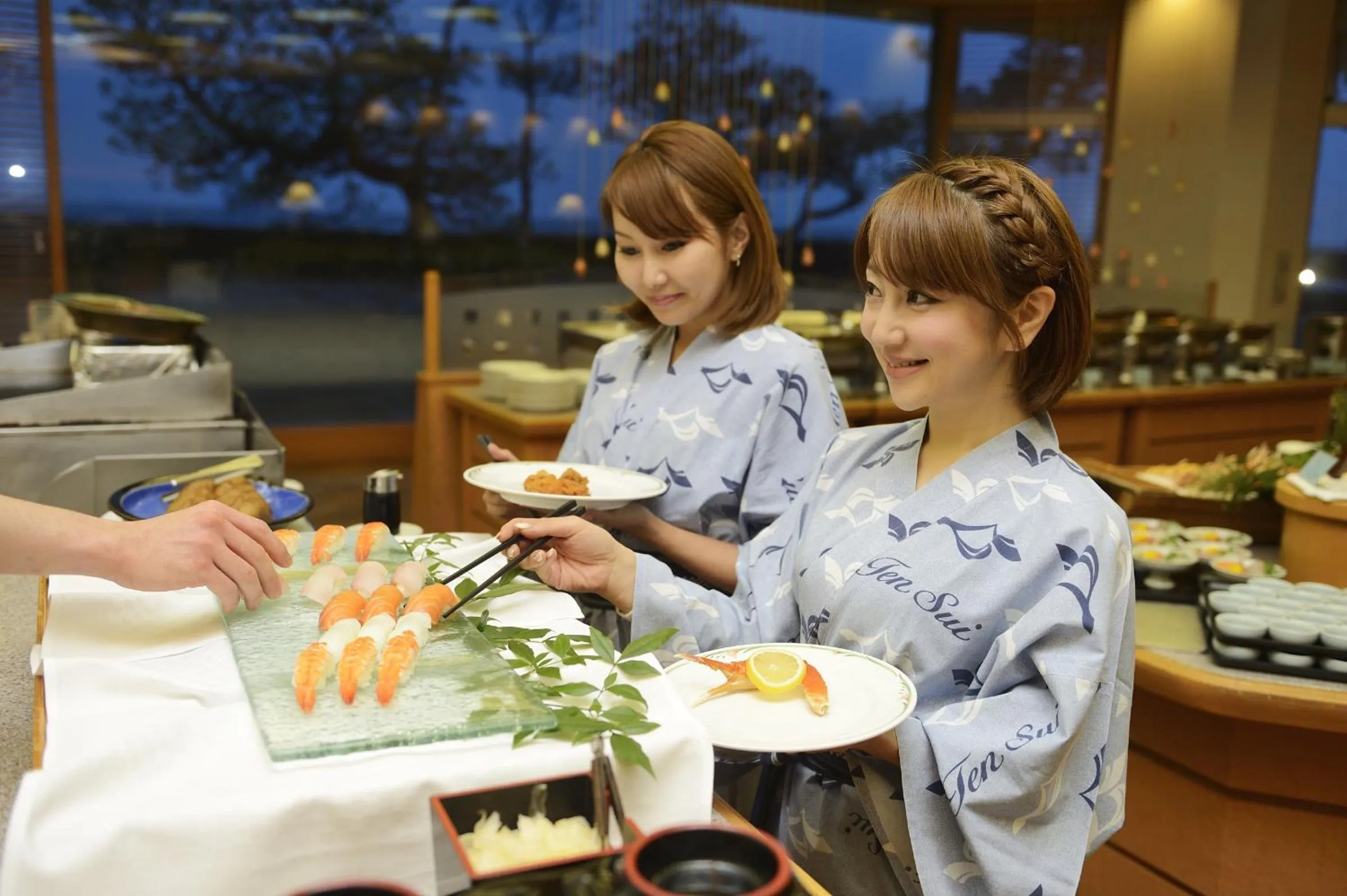 Dinner in Kaike Grand Hotel Tensui