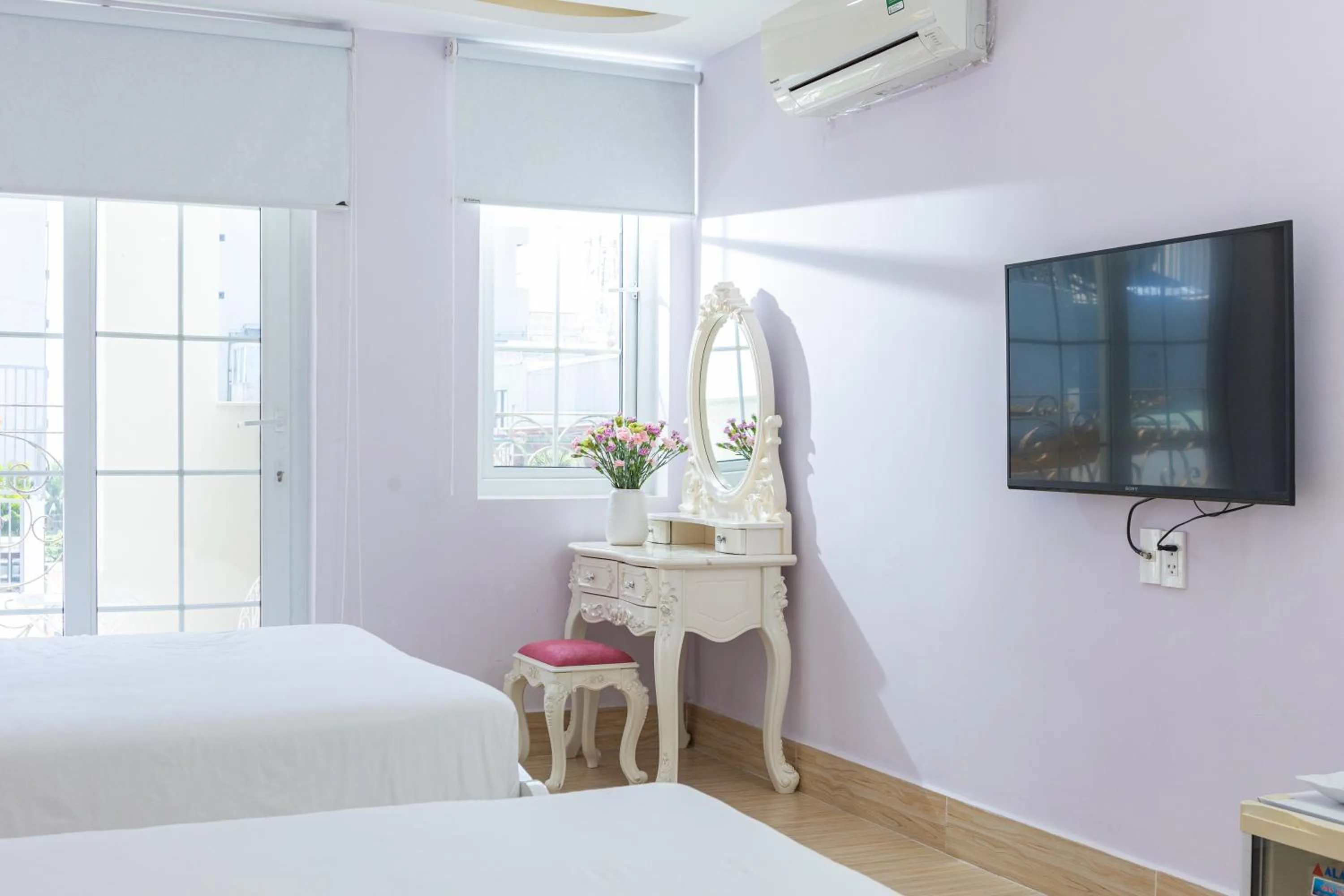 Bed in Happy Star Hotel Nha Trang