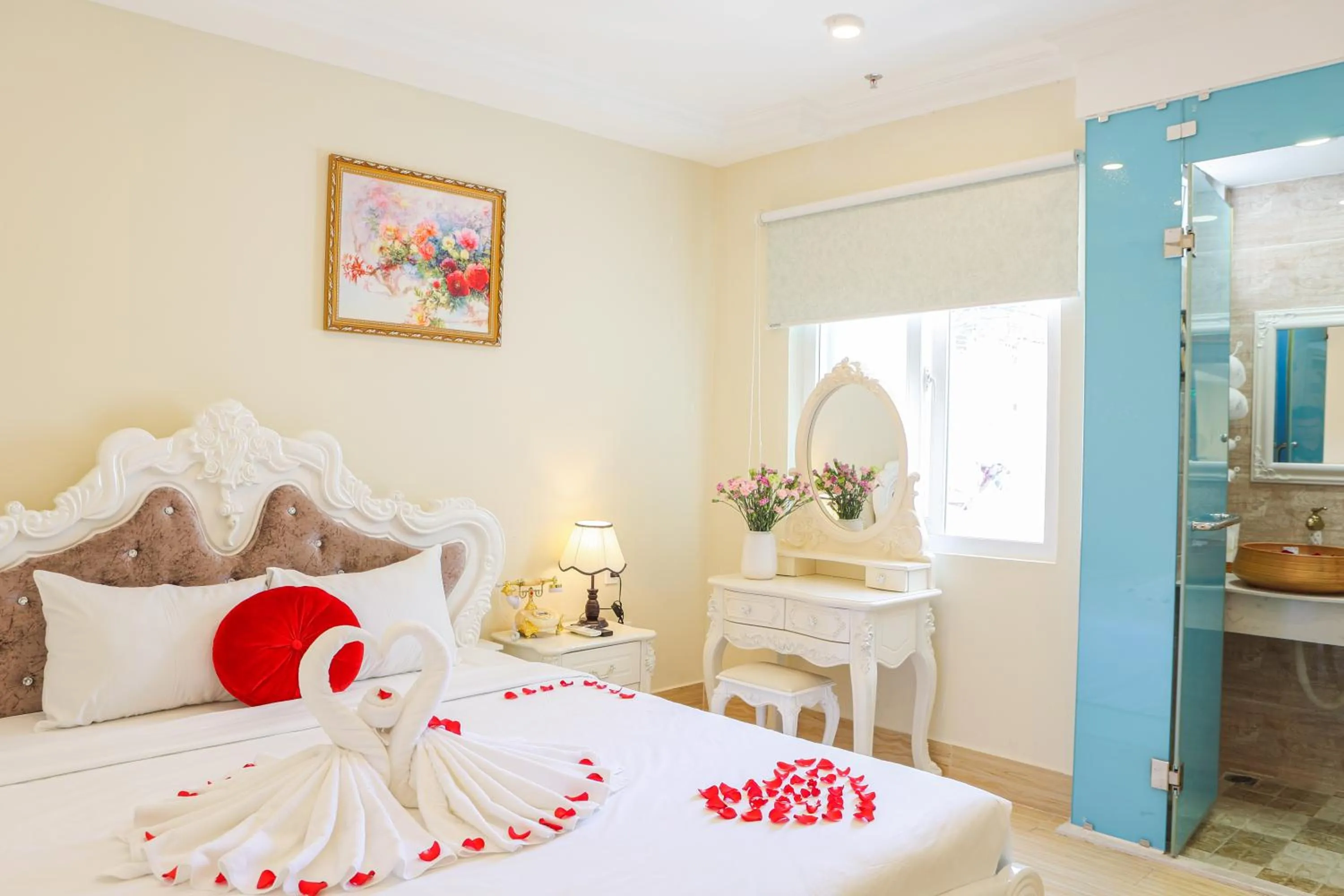 Bed in Happy Star Hotel Nha Trang