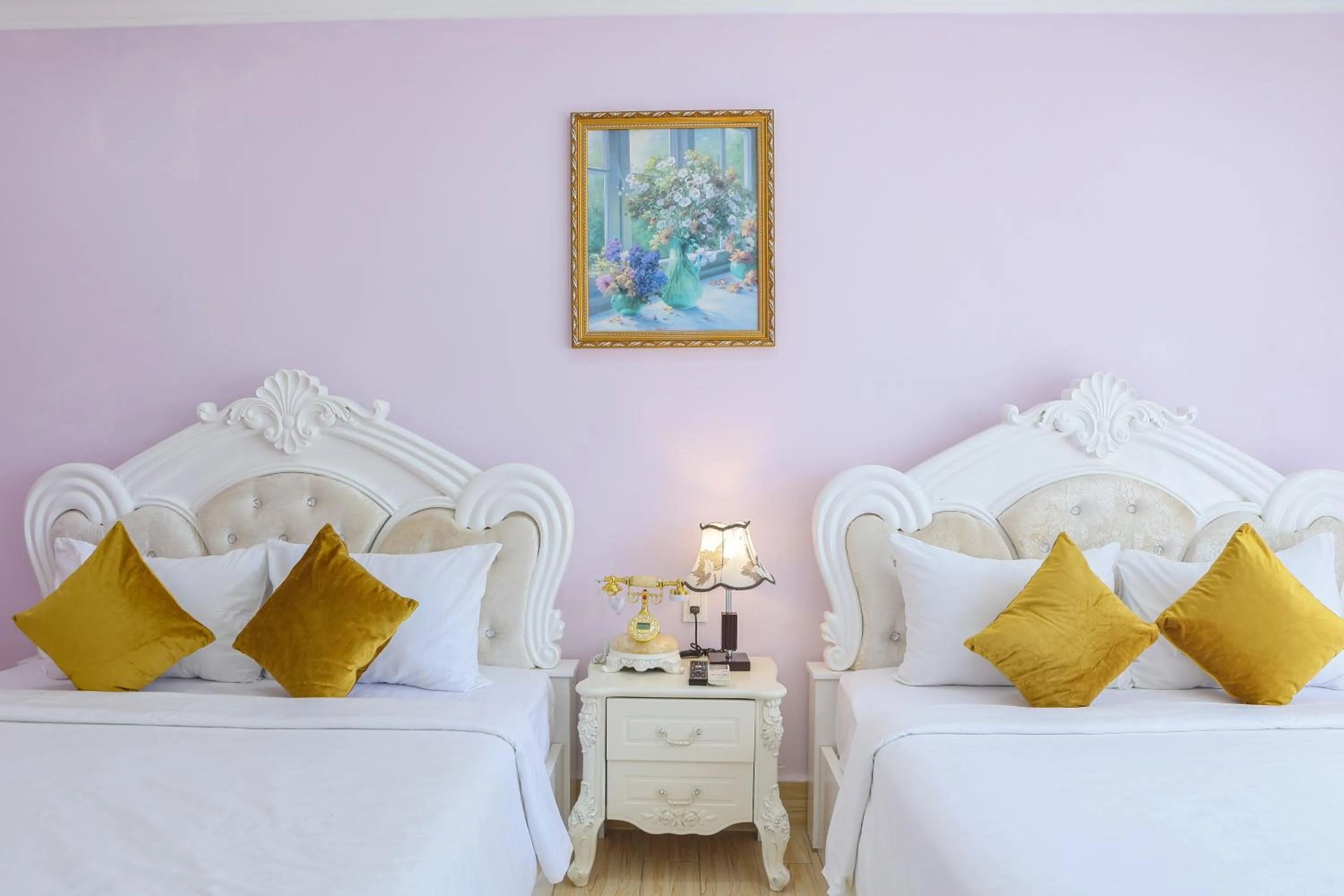 Bed in Happy Star Hotel Nha Trang