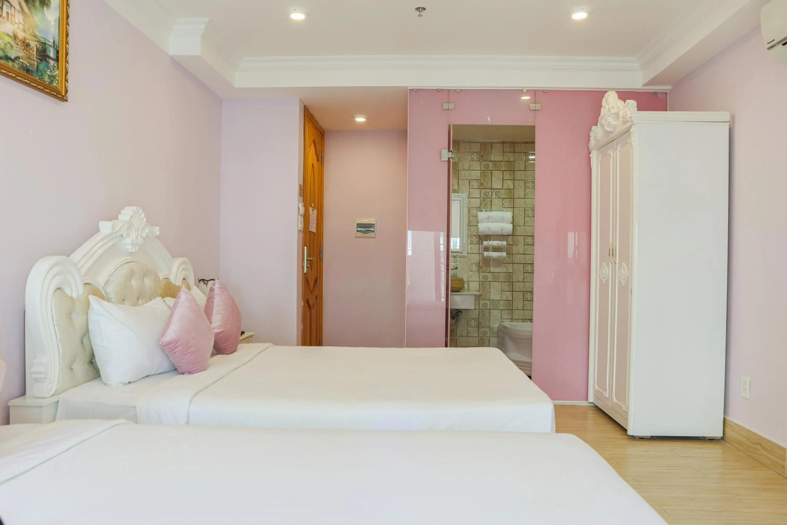 Bed in Happy Star Hotel Nha Trang