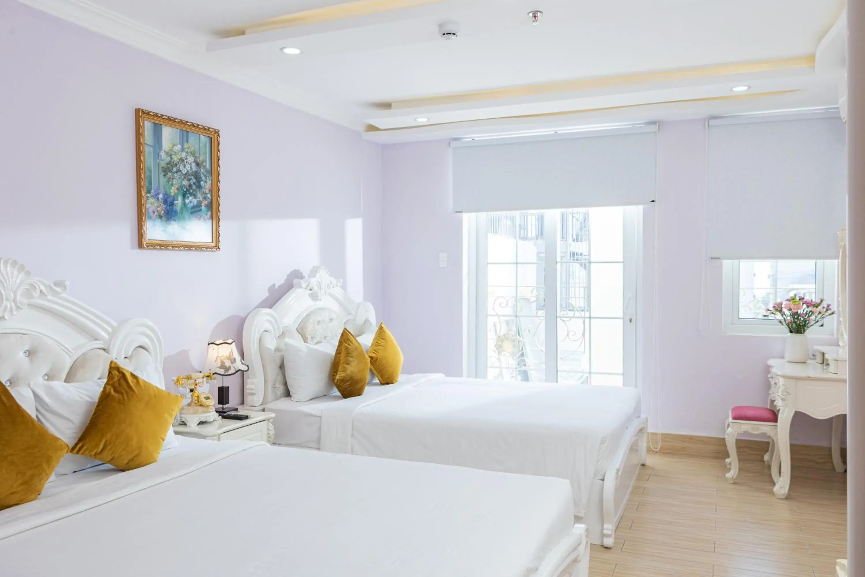 Quadruple Room with Balcony - single occupancy in Happy Star Hotel Nha Trang Quadruple Room with Balcony - single occupancy in Happy Star Hotel Nha Trang