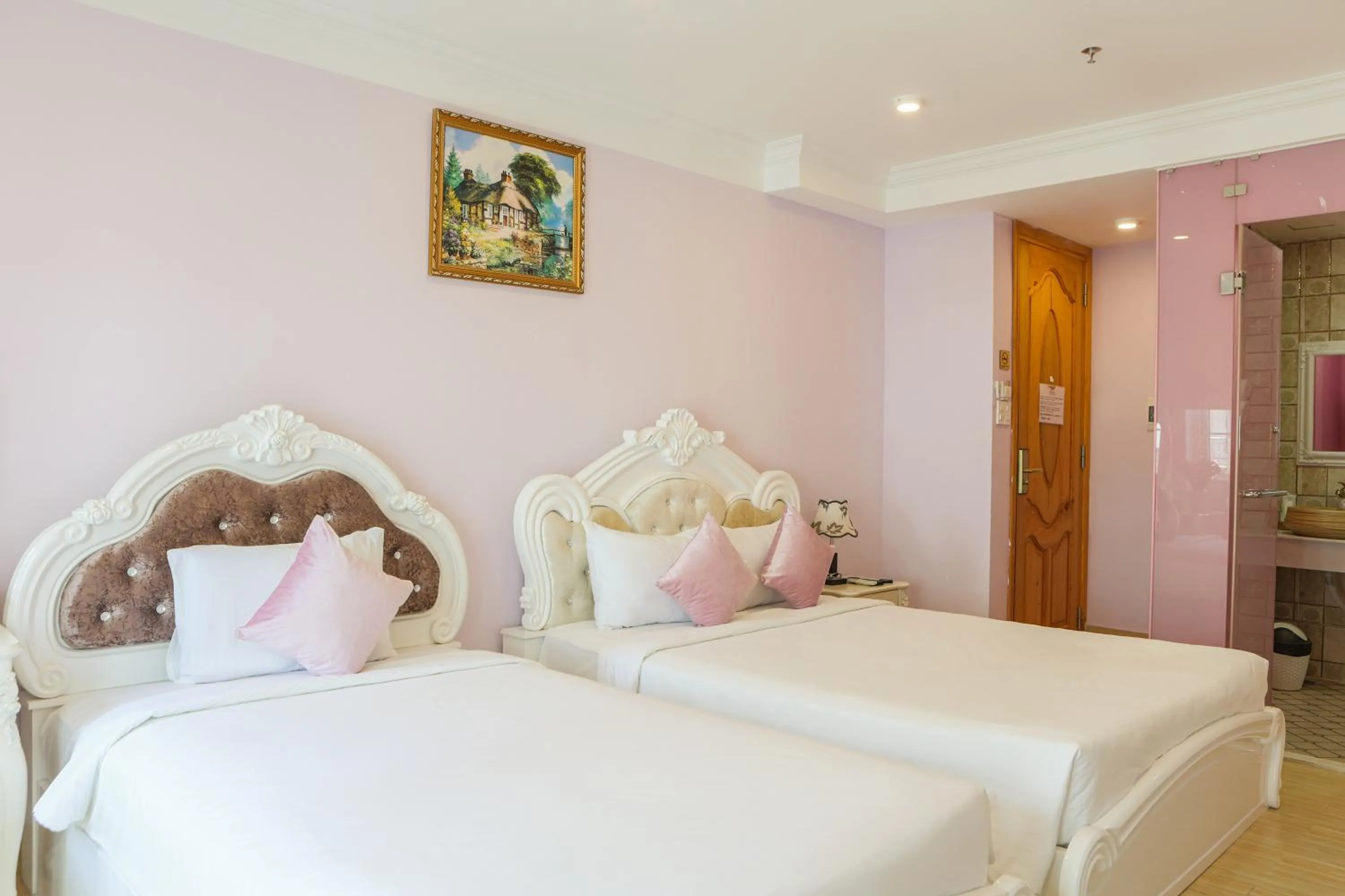 Bed in Happy Star Hotel Nha Trang