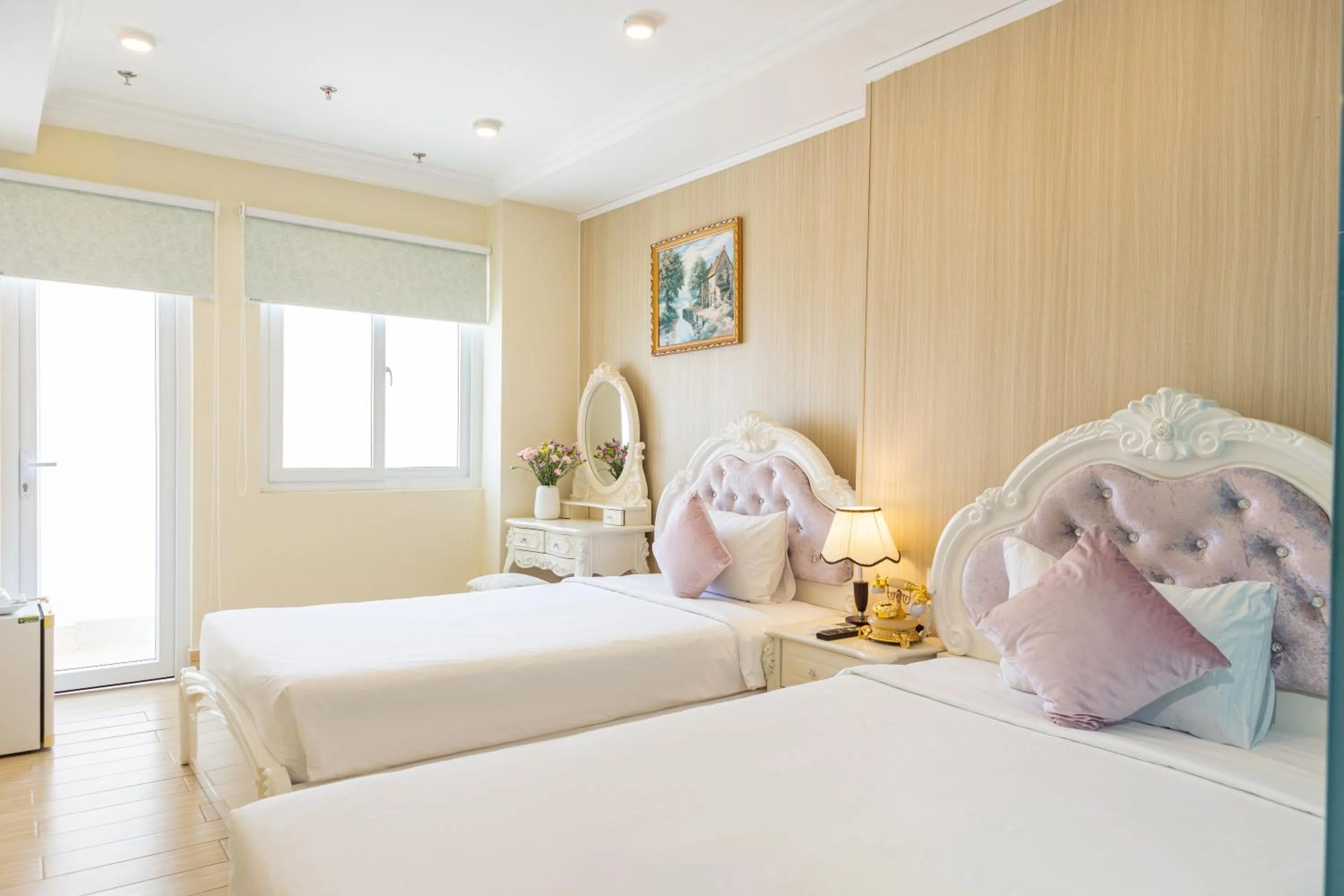 Bed in Happy Star Hotel Nha Trang